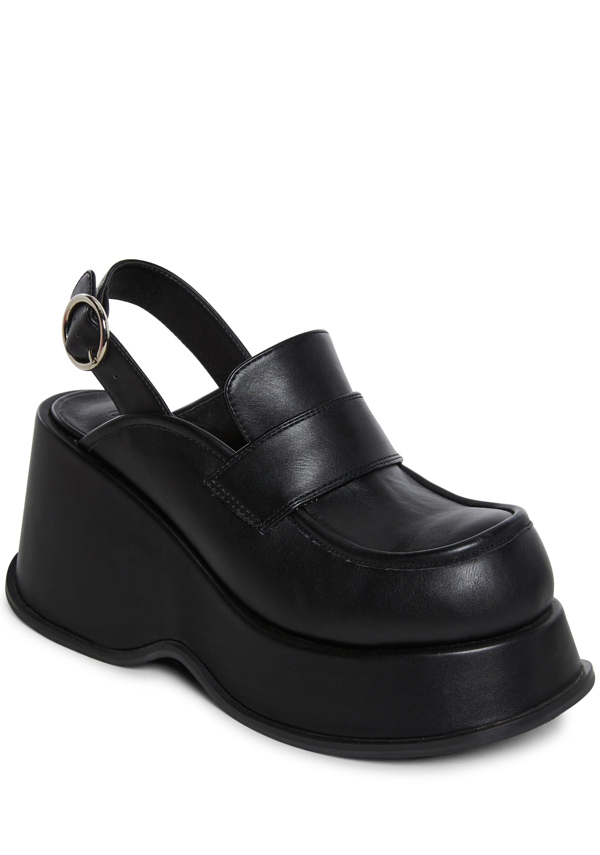 Downtime Slingback Loafers - Black - Image 2