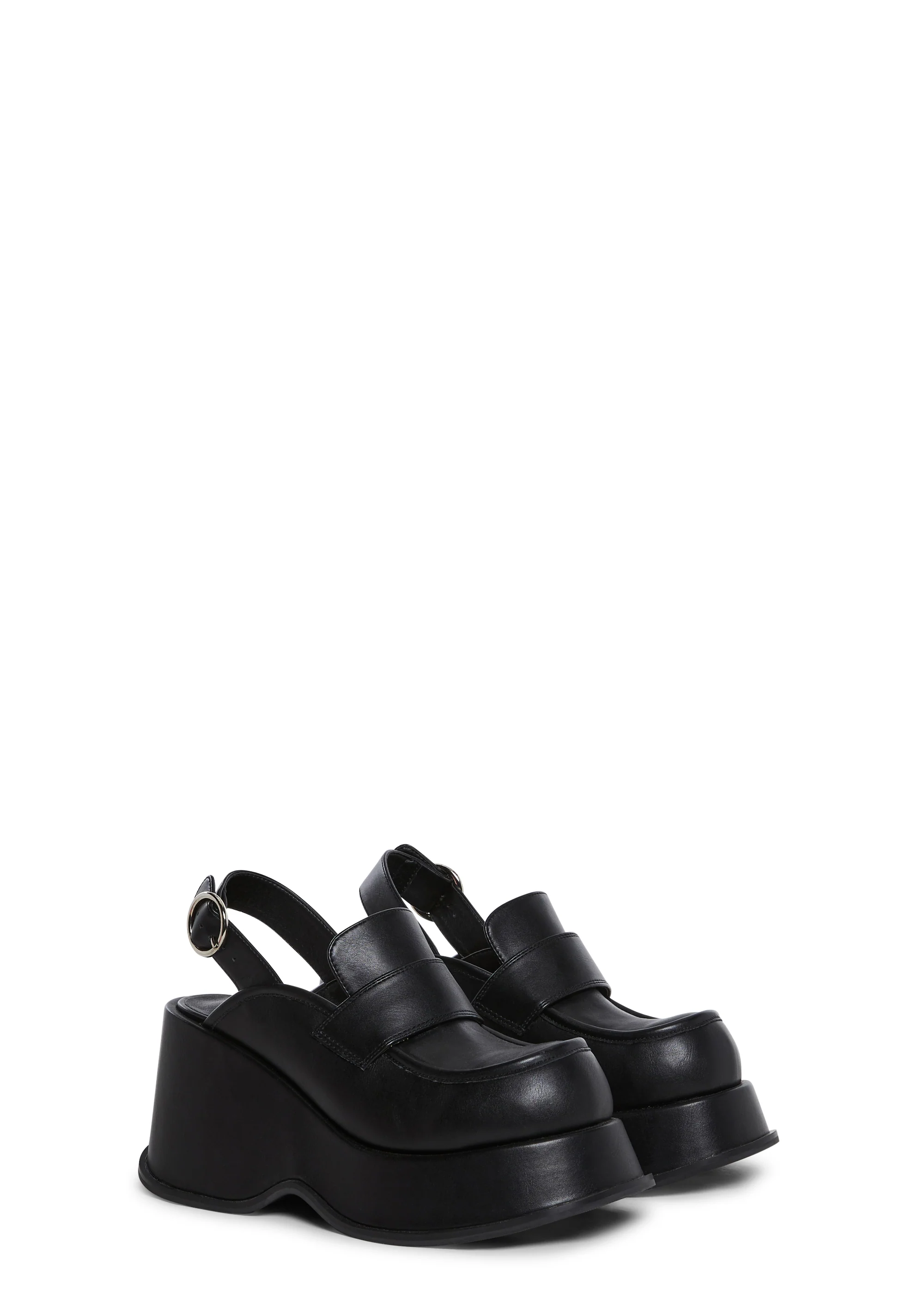 Downtime Slingback Loafers - Black - Image 3