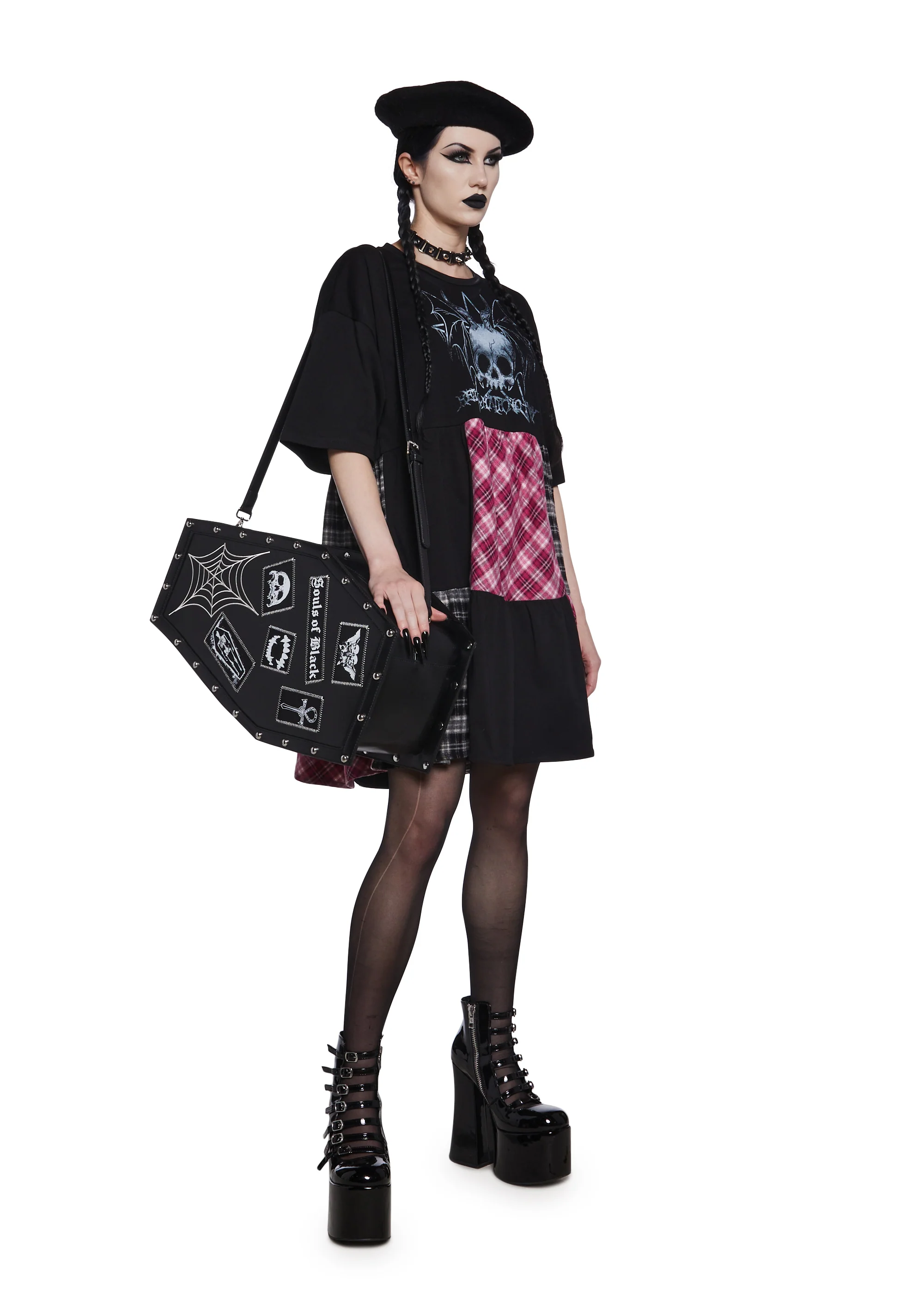 Black Souls Coffin Weekender - Image 6