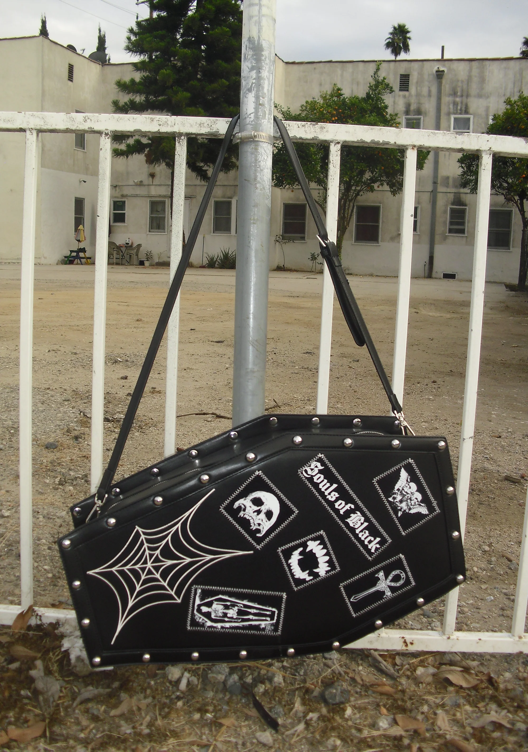 Black Souls Coffin Weekender - Image 8