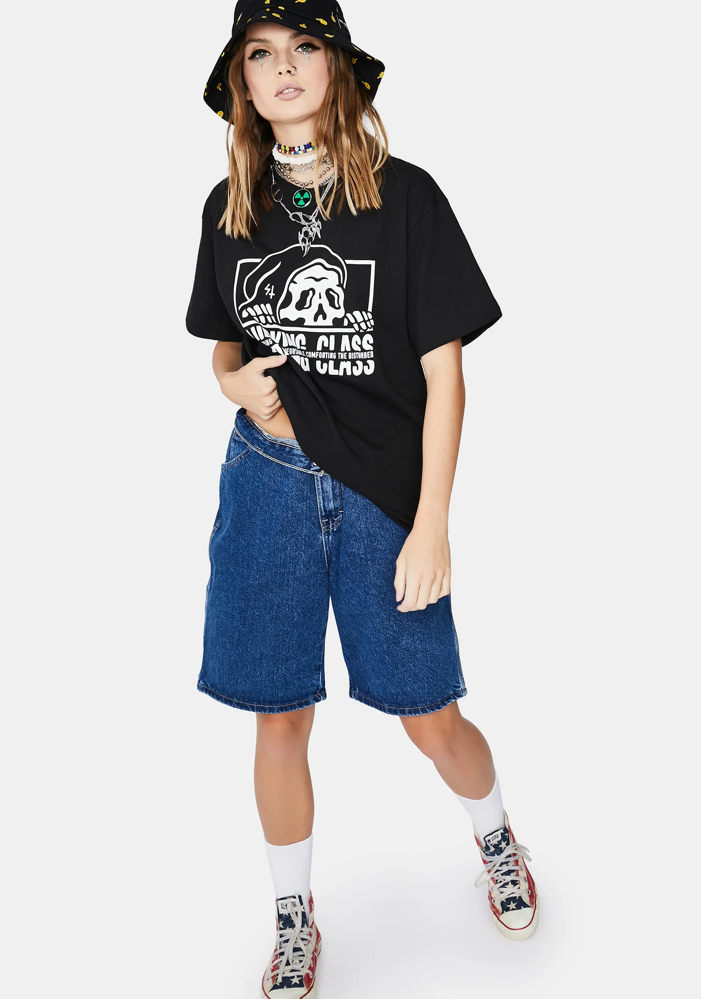 Black Torn Short Sleeve Graphic Tee - Image 3