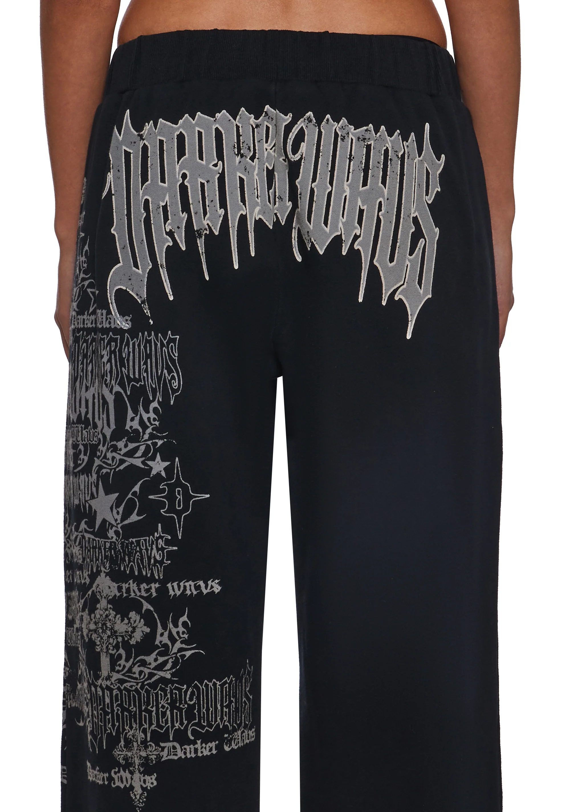 Ego Wide Leg Sweatpants With Graphics - Image 6