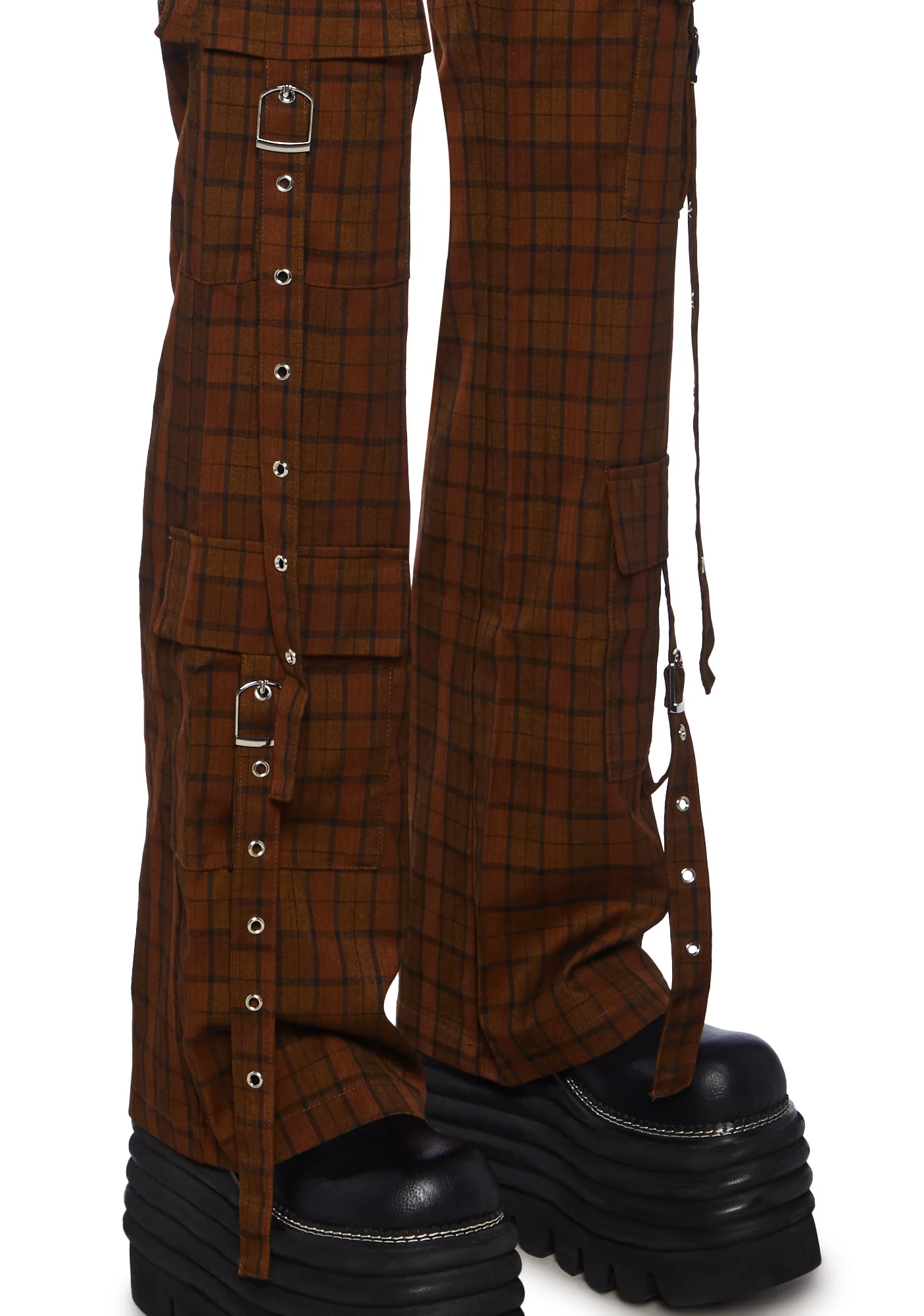 Blake Check Flare Pants - Image 5