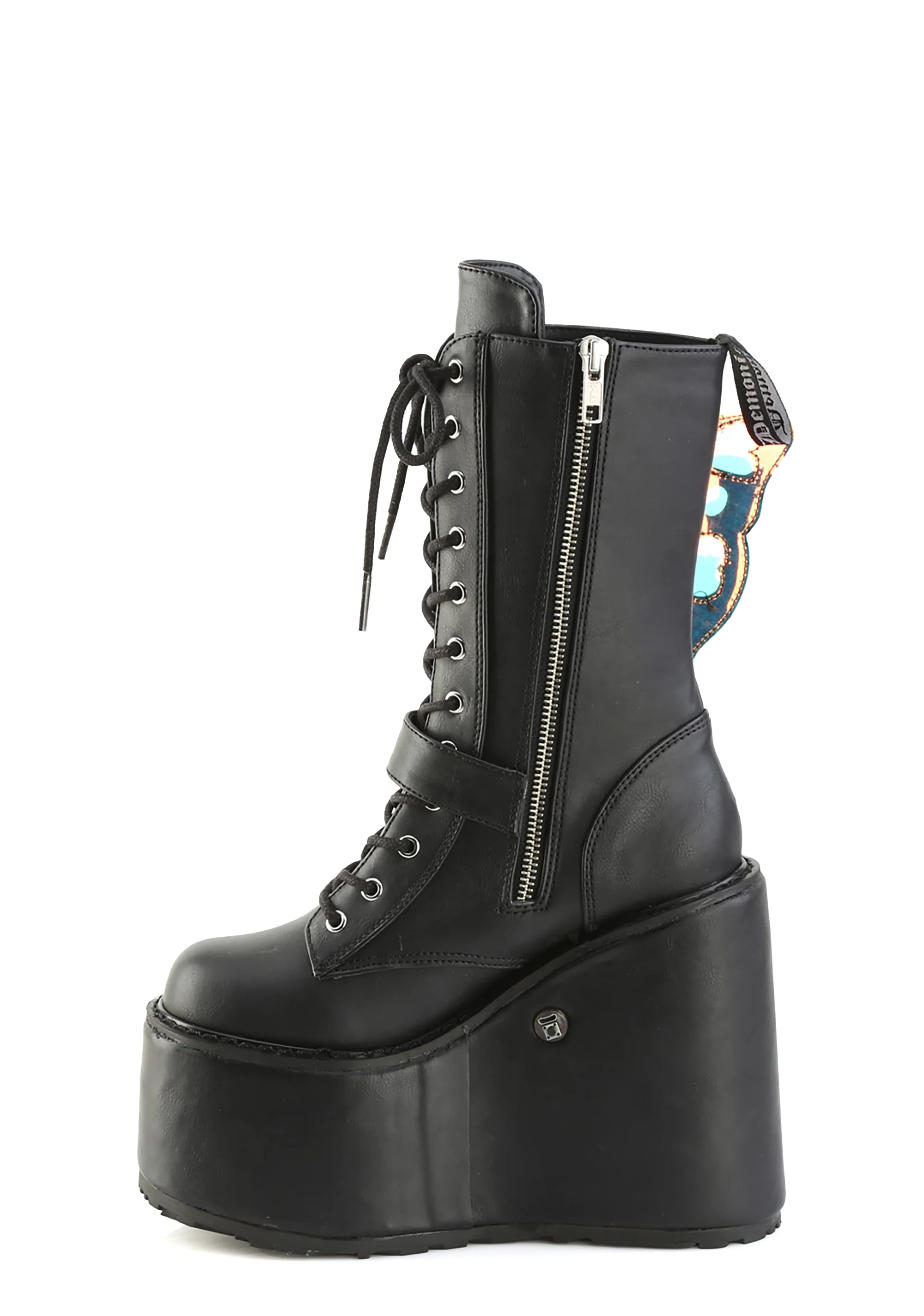 Blaze-158 Platform LED Light-Up Mid-Calf Boots - Image 3