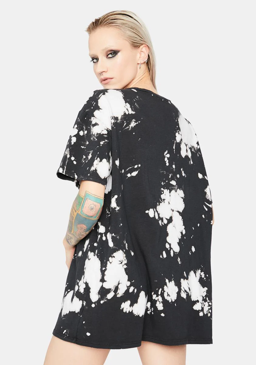 Bliss Life On Earth Tie Dye Oversized T Shirt - Image 4