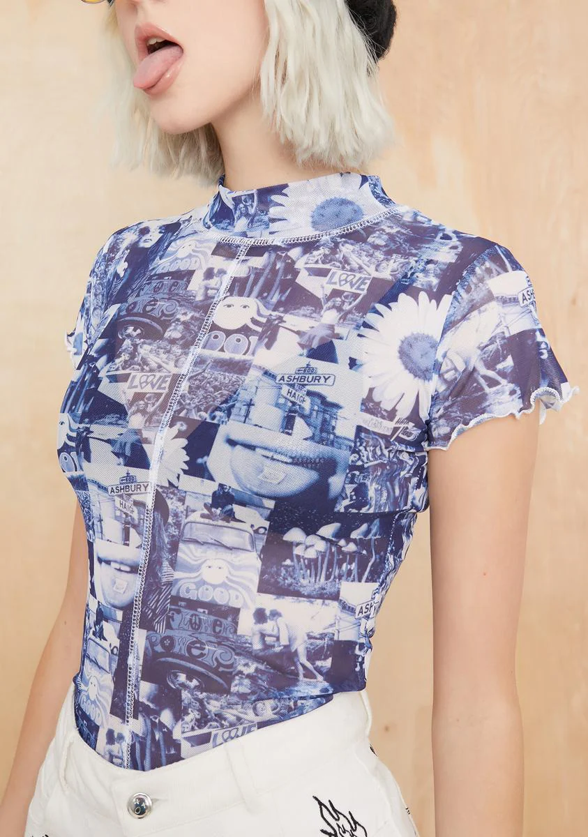 Blissed Out Mesh Top - Image 2
