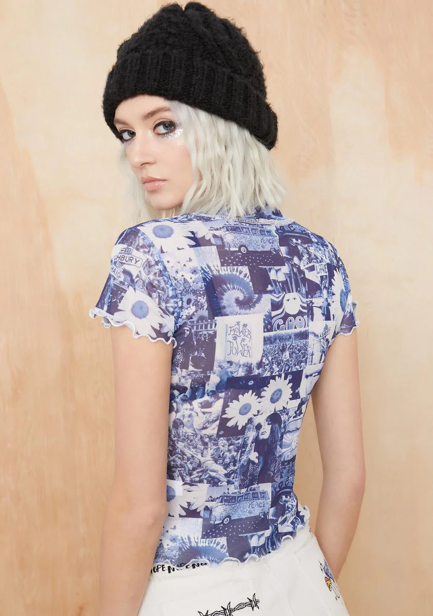 Blissed Out Mesh Top - Image 4