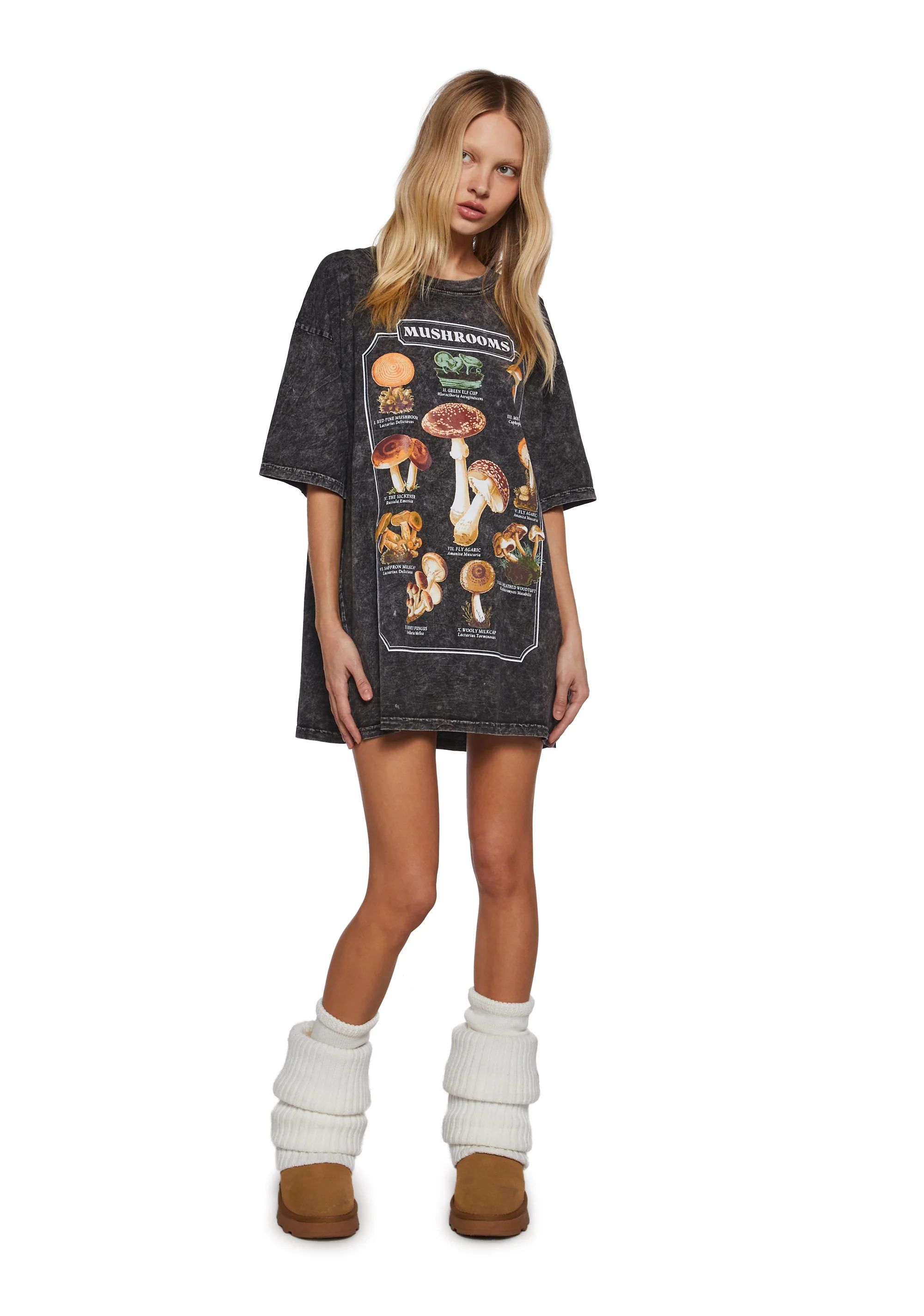 Mushroom Lover Oversized Tee - Image 2