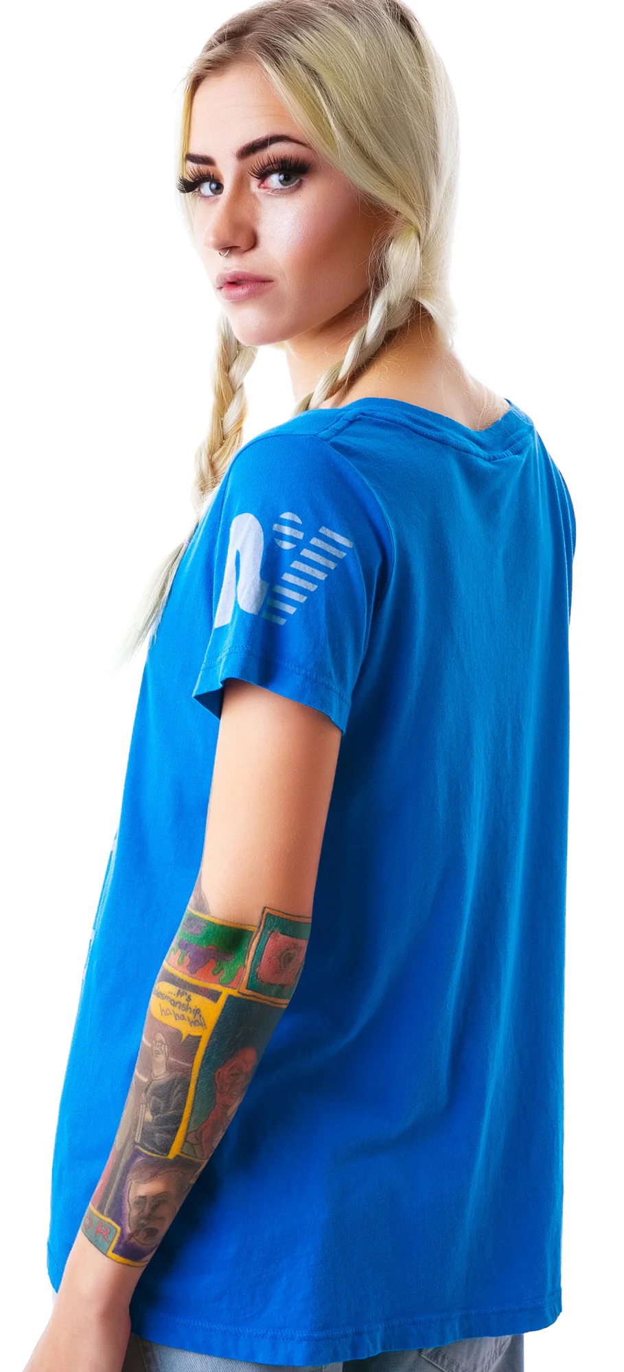 Blondes Do It Classic V Neck Tee - Image 5