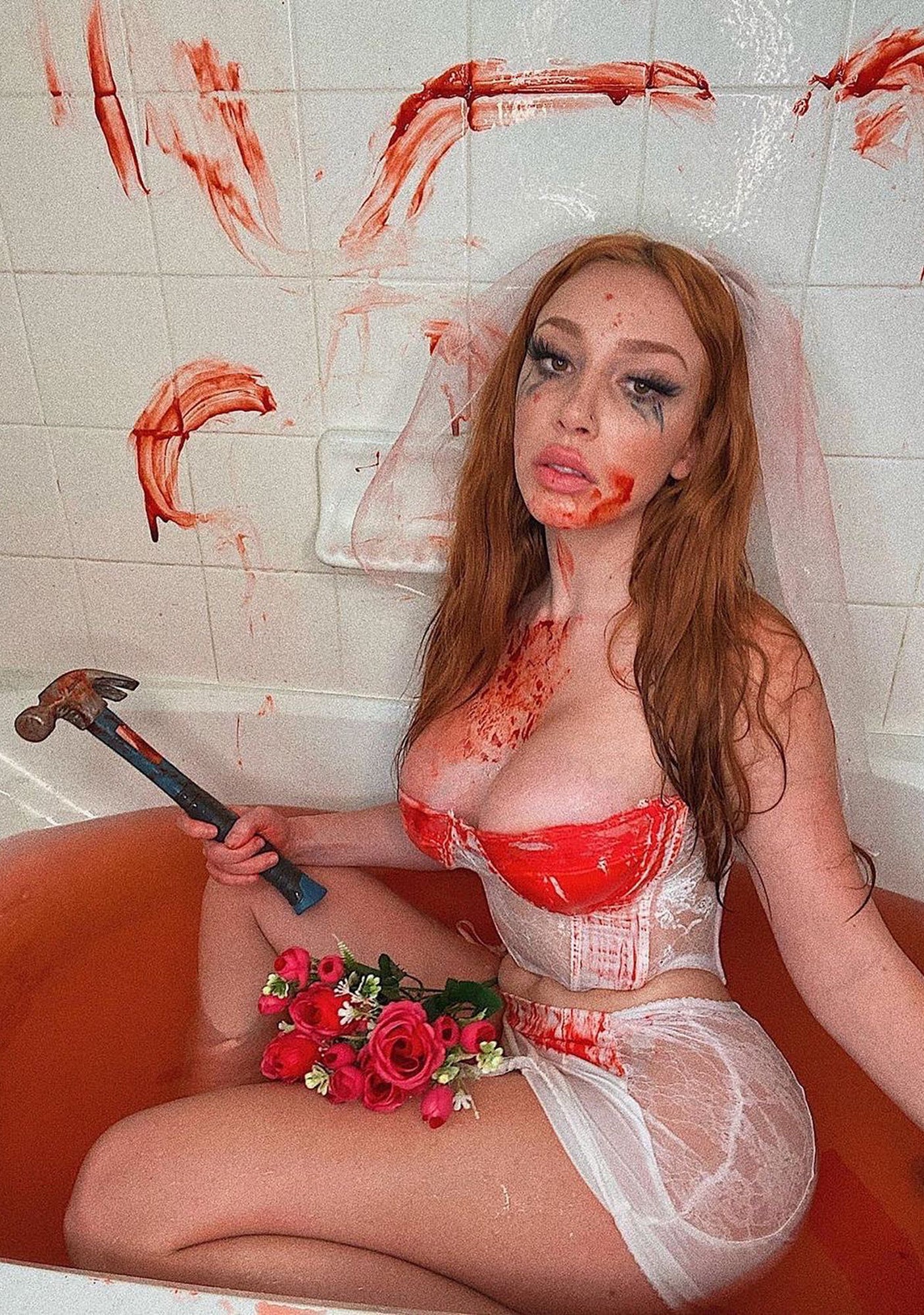 Bloody Bride Costume Set - Image 7