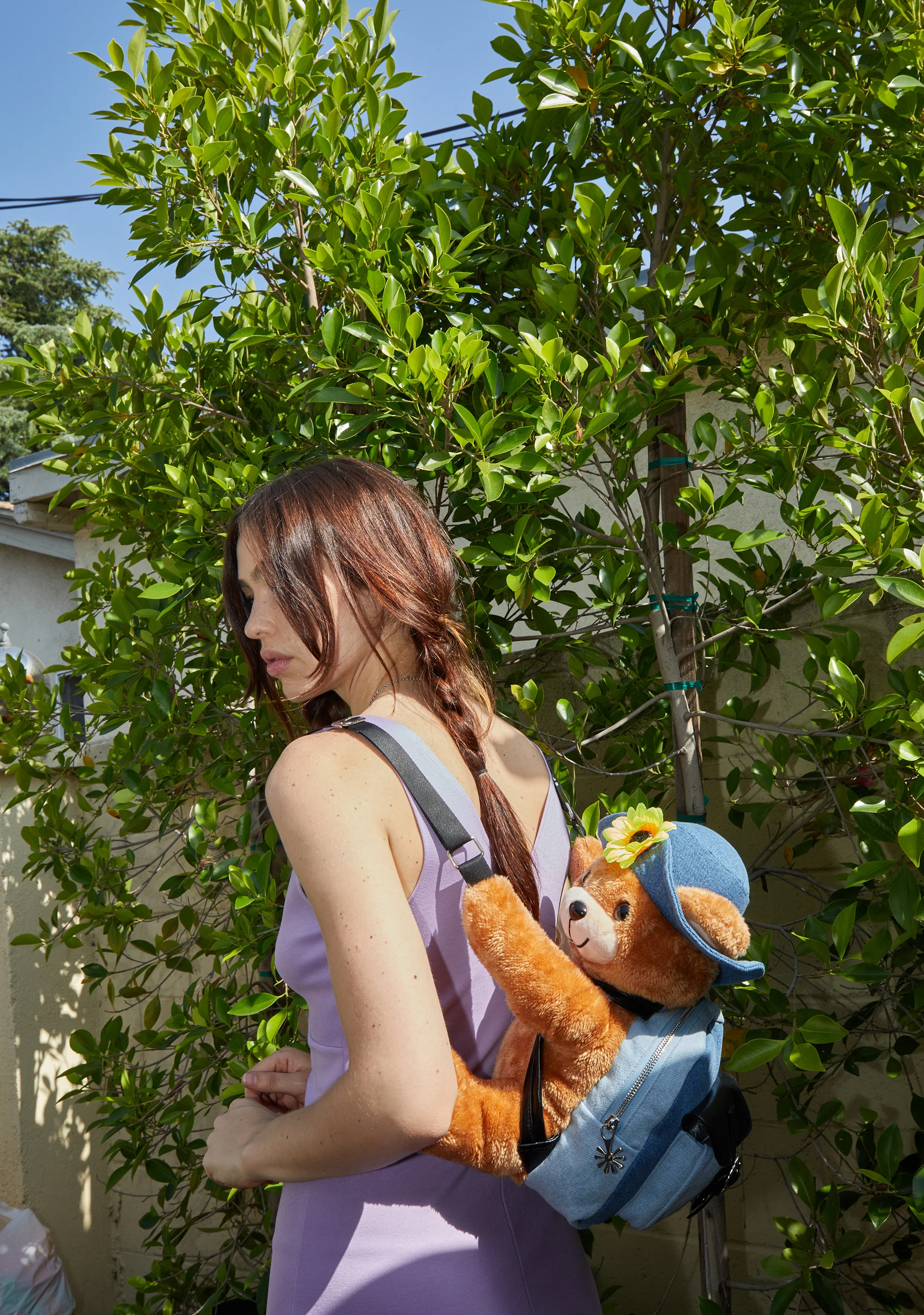 Blossom Bear Plush Backpack - Image 9