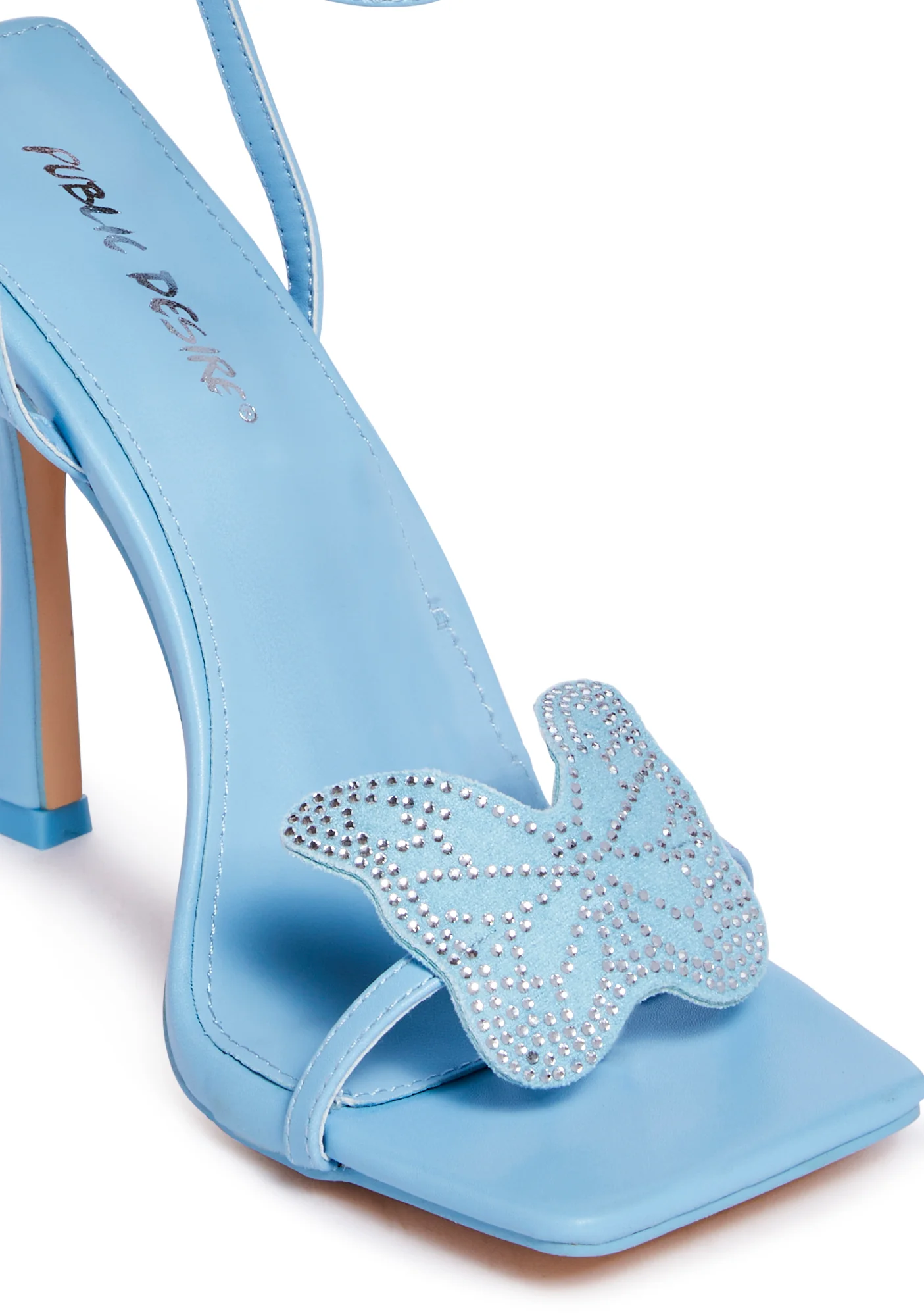 Blossom Stiletto Heels - Blue - Image 2