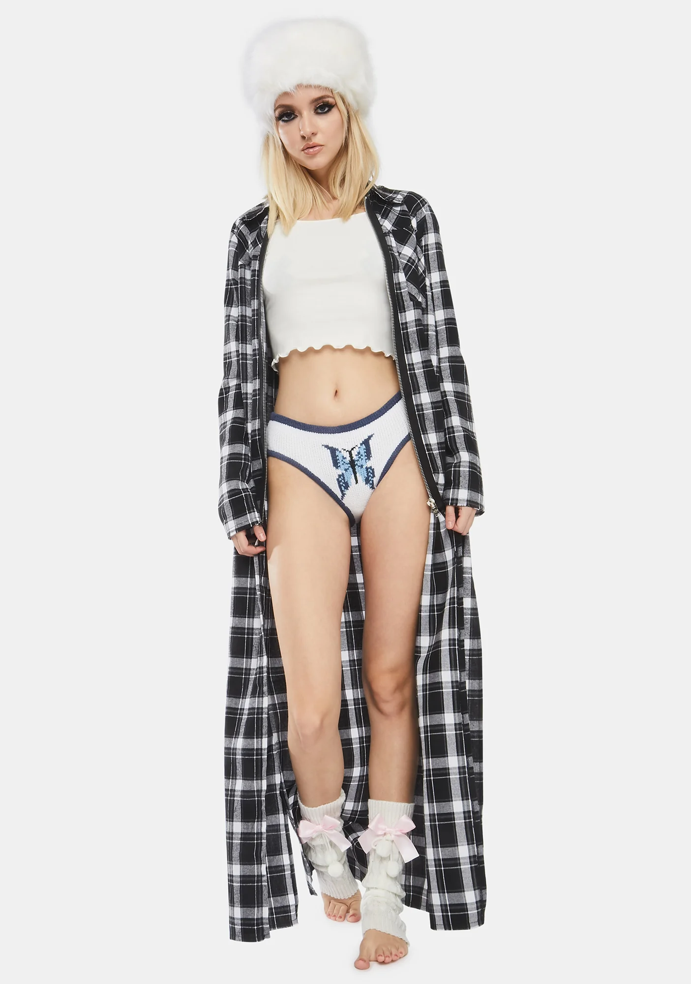 Blue Butterfly Knit Panty - Image 5