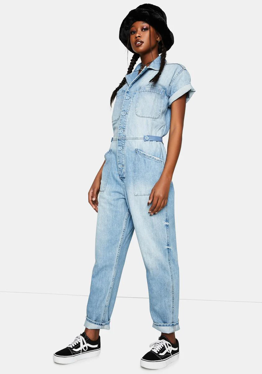 Blue Denim Grover Jumpsuit - Image 2