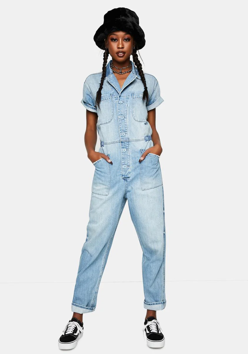 Blue Denim Grover Jumpsuit - Image 3