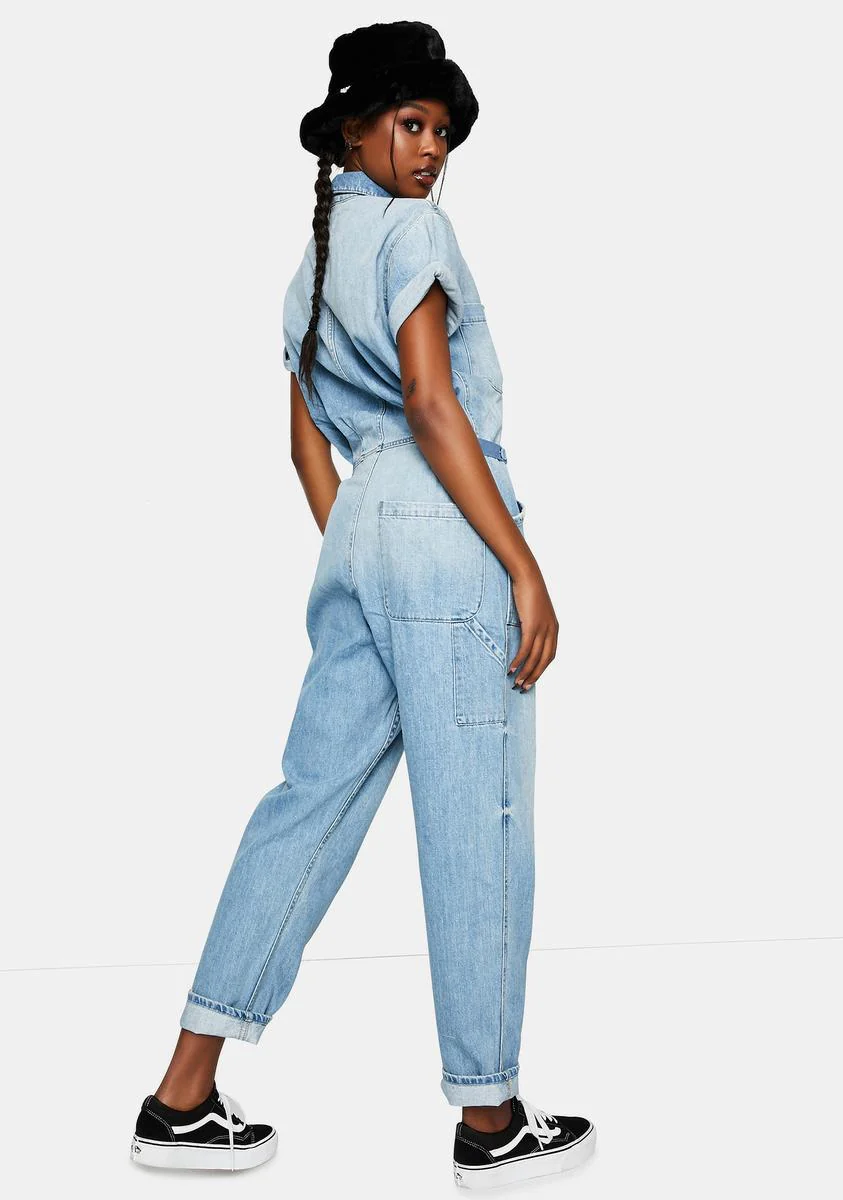 Blue Denim Grover Jumpsuit - Image 4