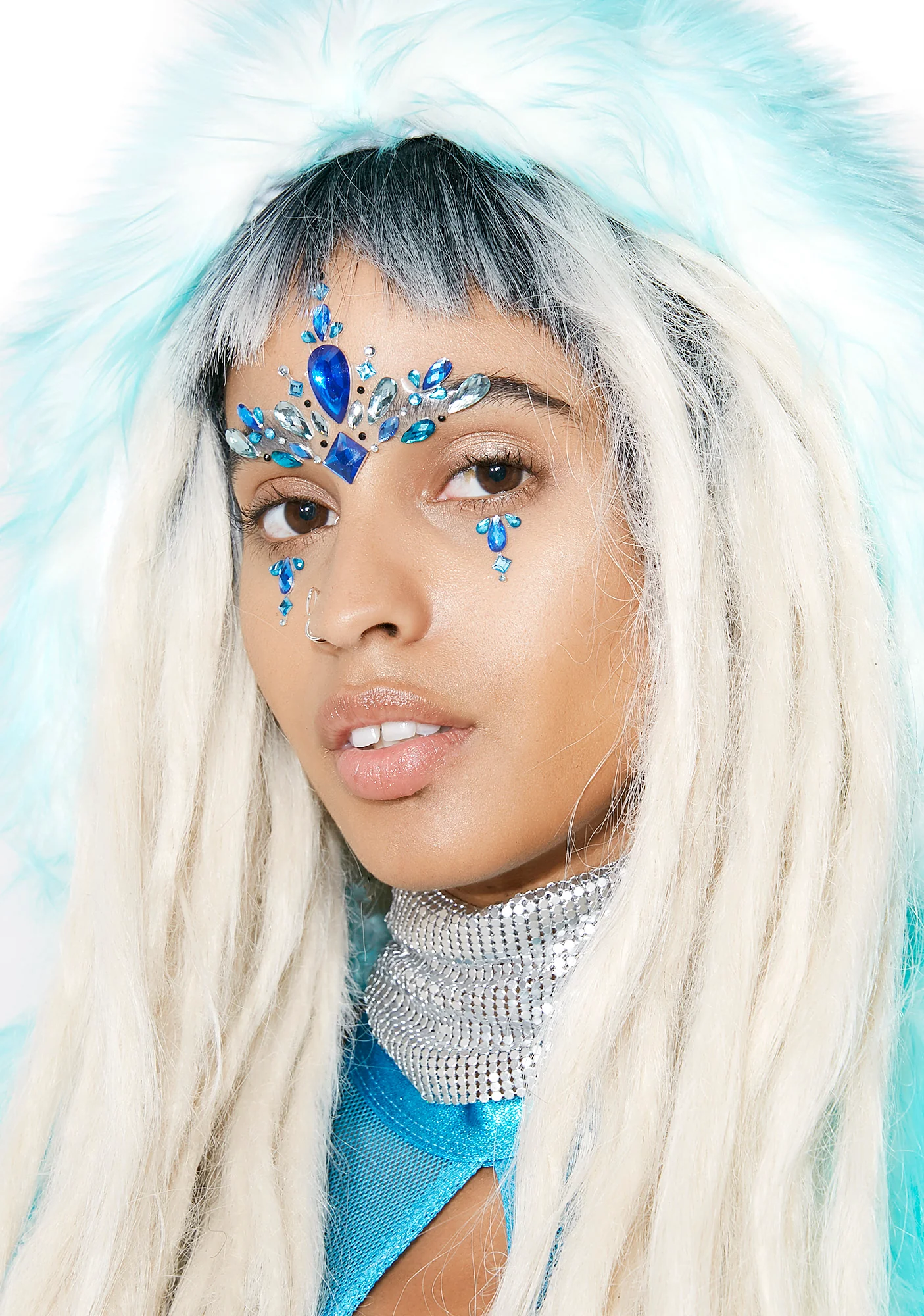 Blue Face Gem Set - Image 3