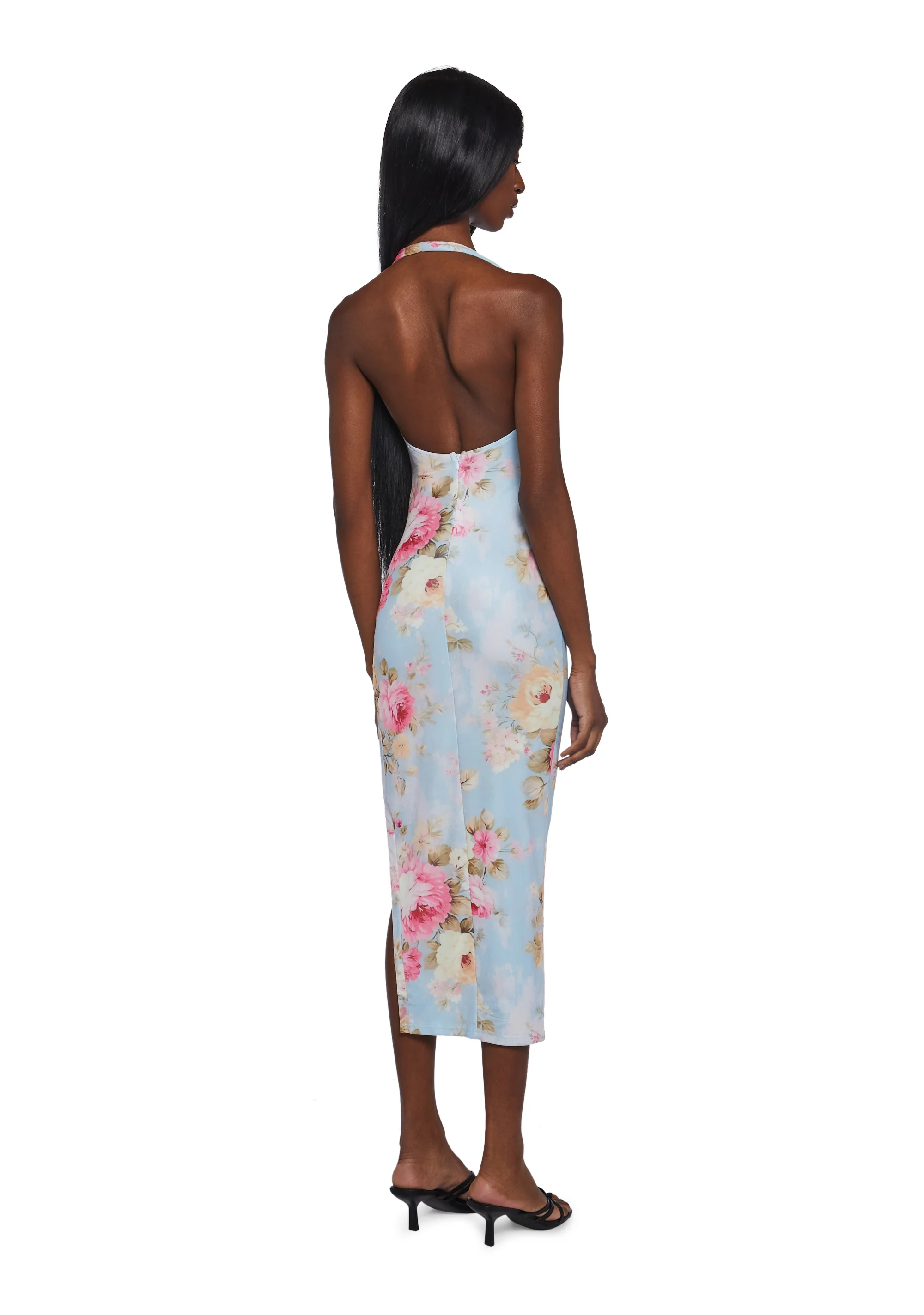 Romance Nights Floral Maxi Dress - Image 4