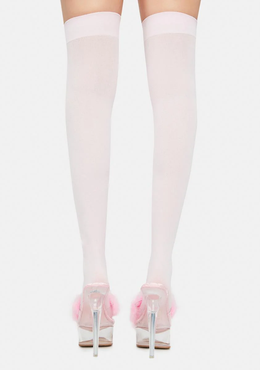 Blush Angel Of Mine Sheer Thigh Highs - Image 3
