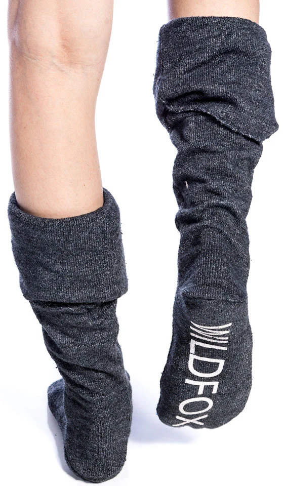 Boarding School Fox Sox - Black - Image 3