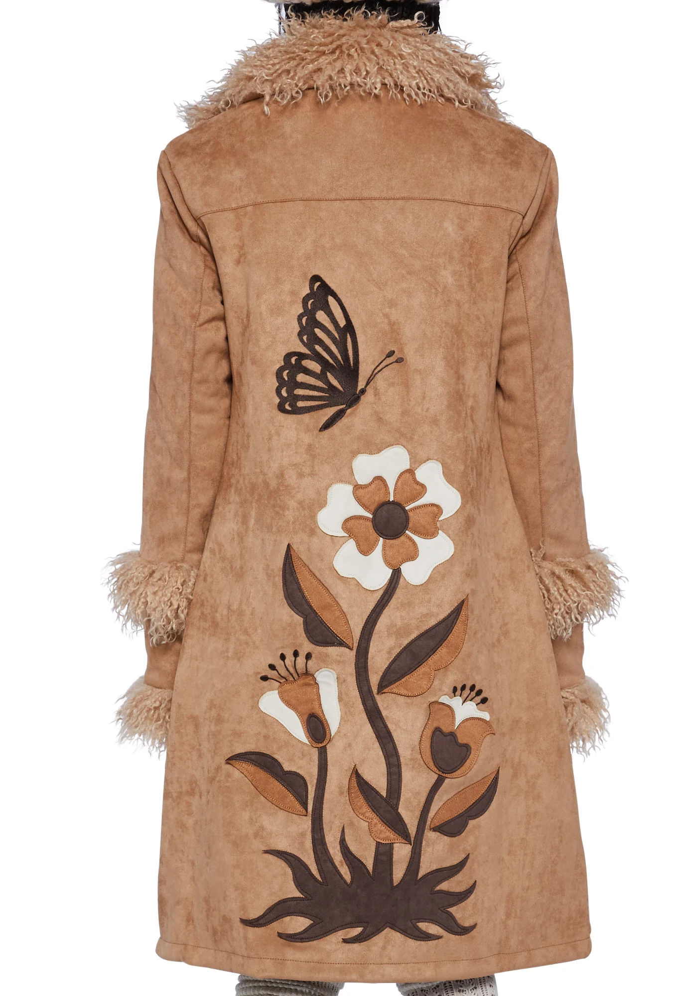 Bohemian Groove Faux Suede Jacket - Image 6