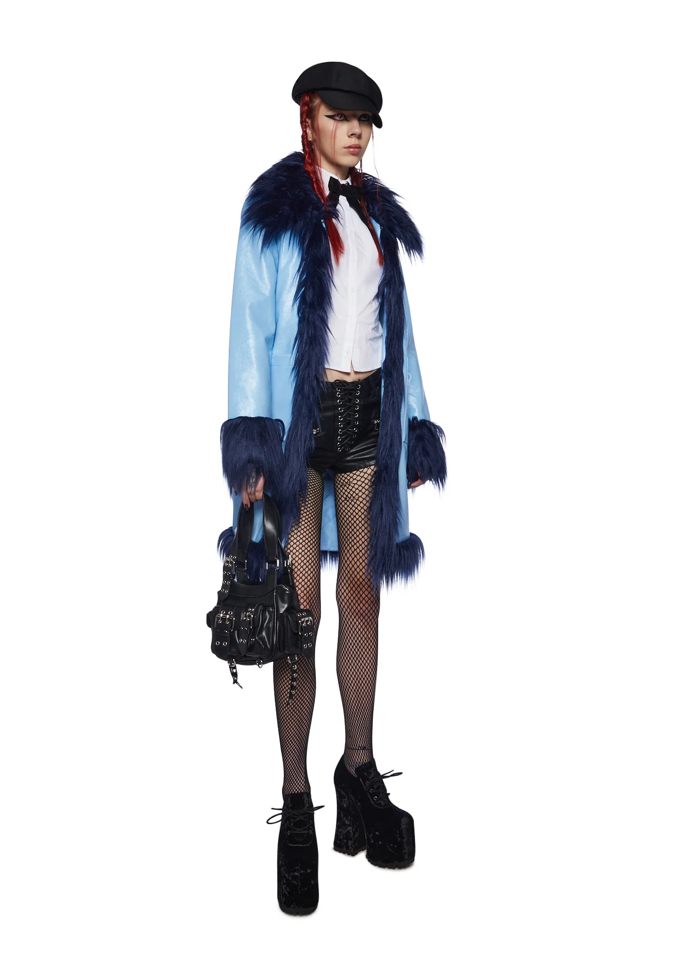Boho Breeze Faux Fur Coat - Image 2