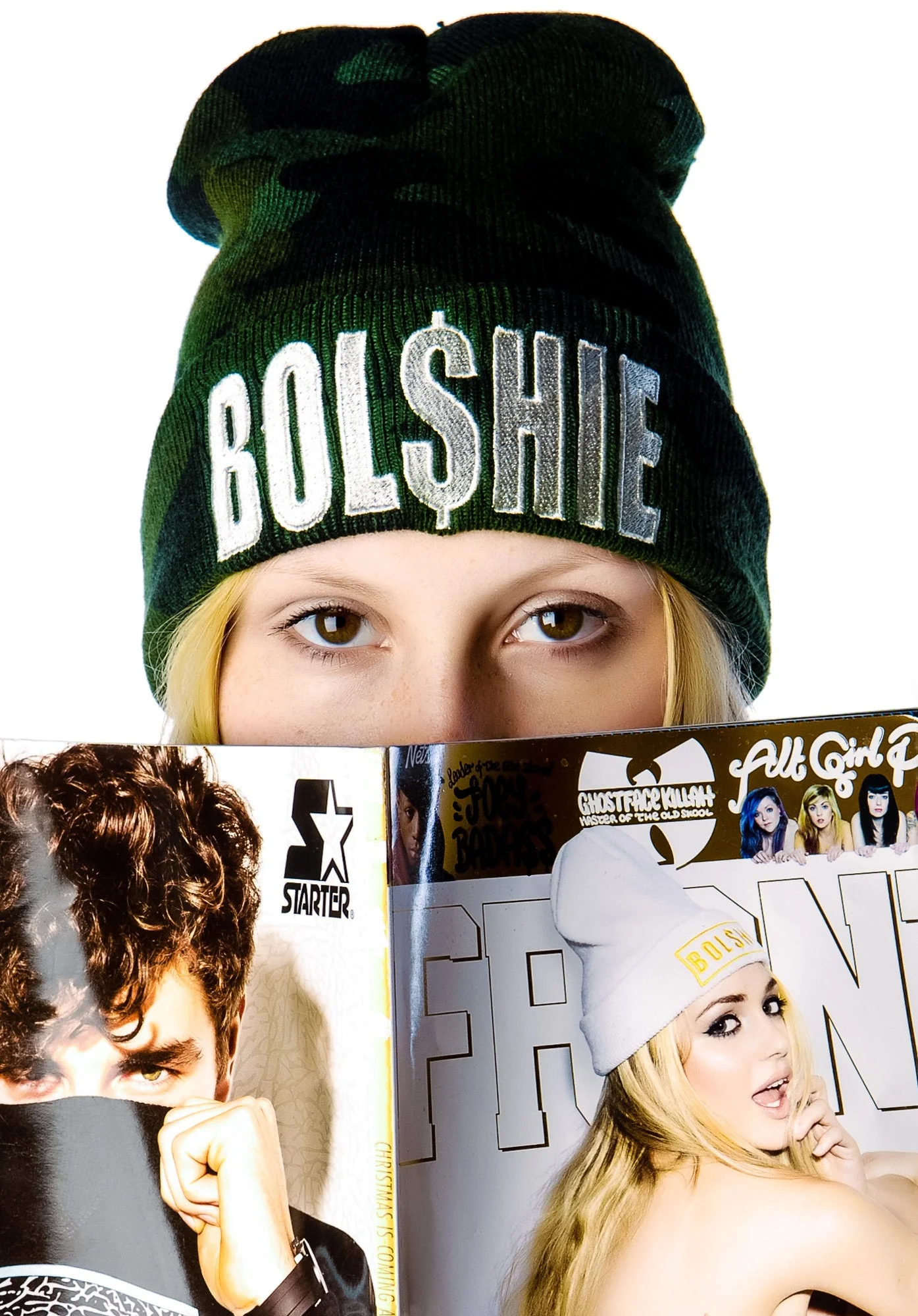 Bol$hie Logo Beanie - Camo - Image 6