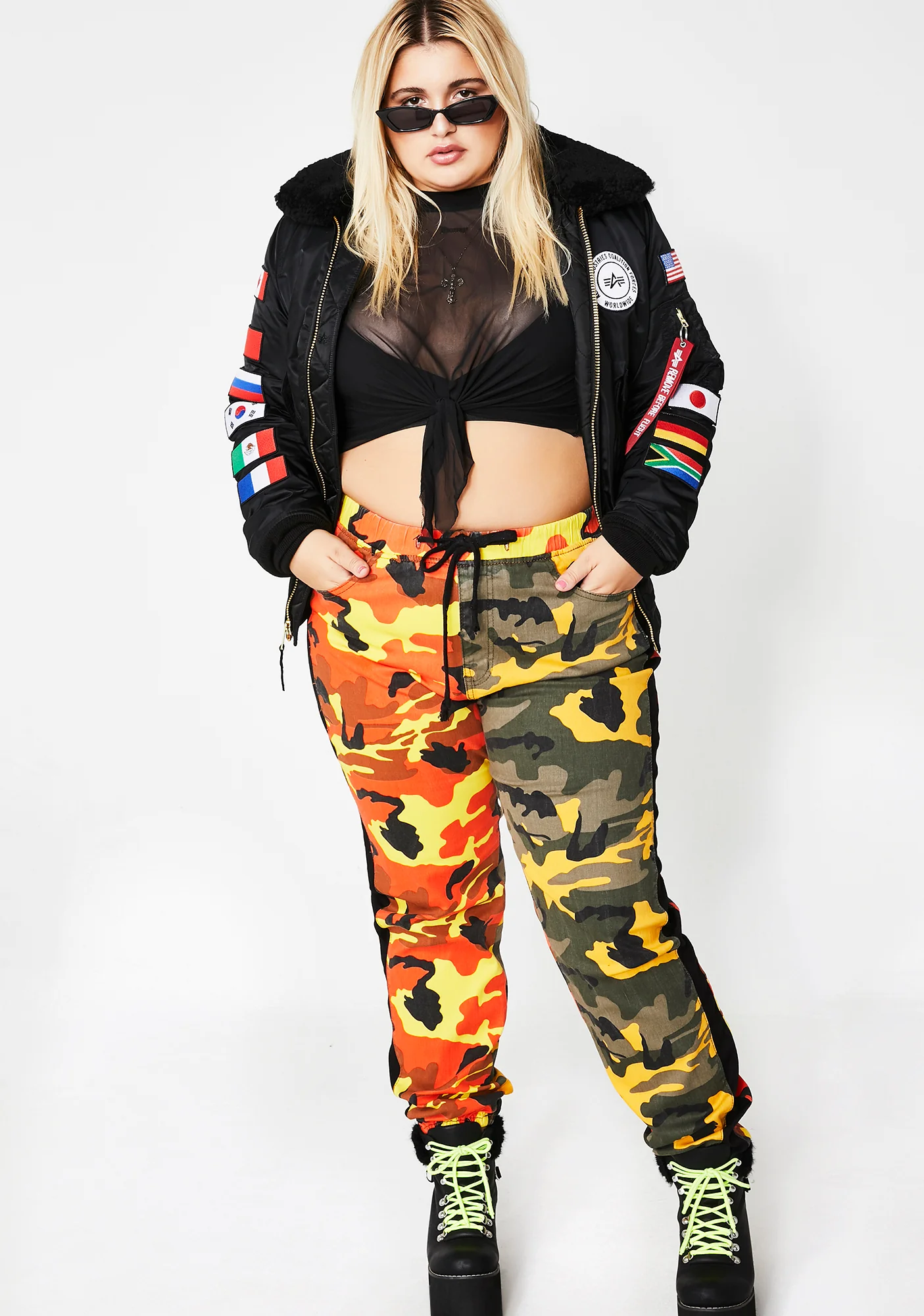 Bomb Baddie Alert Cargo Joggers - Image 5