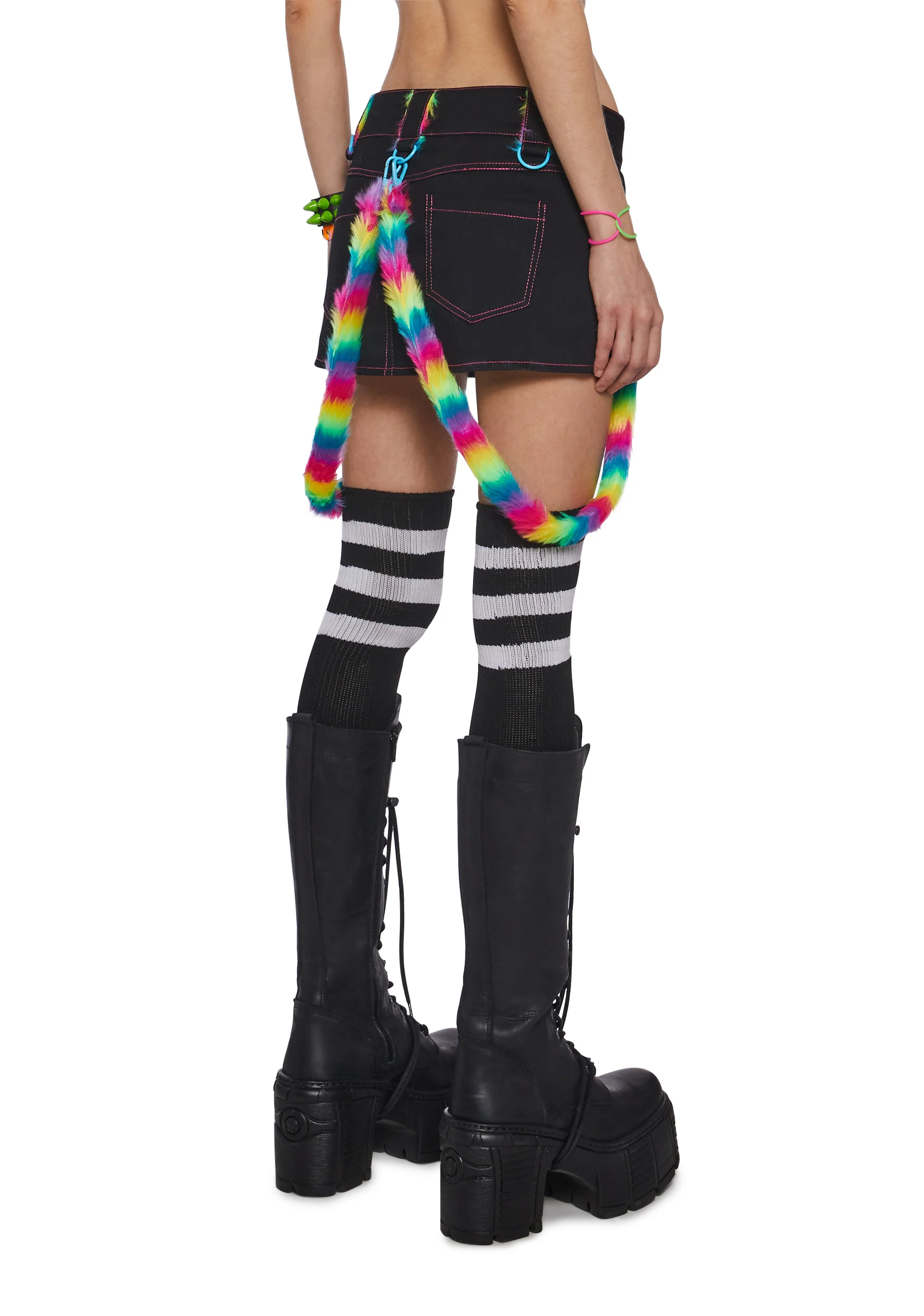 Rainbow Pop Bondage Skirt - Image 4