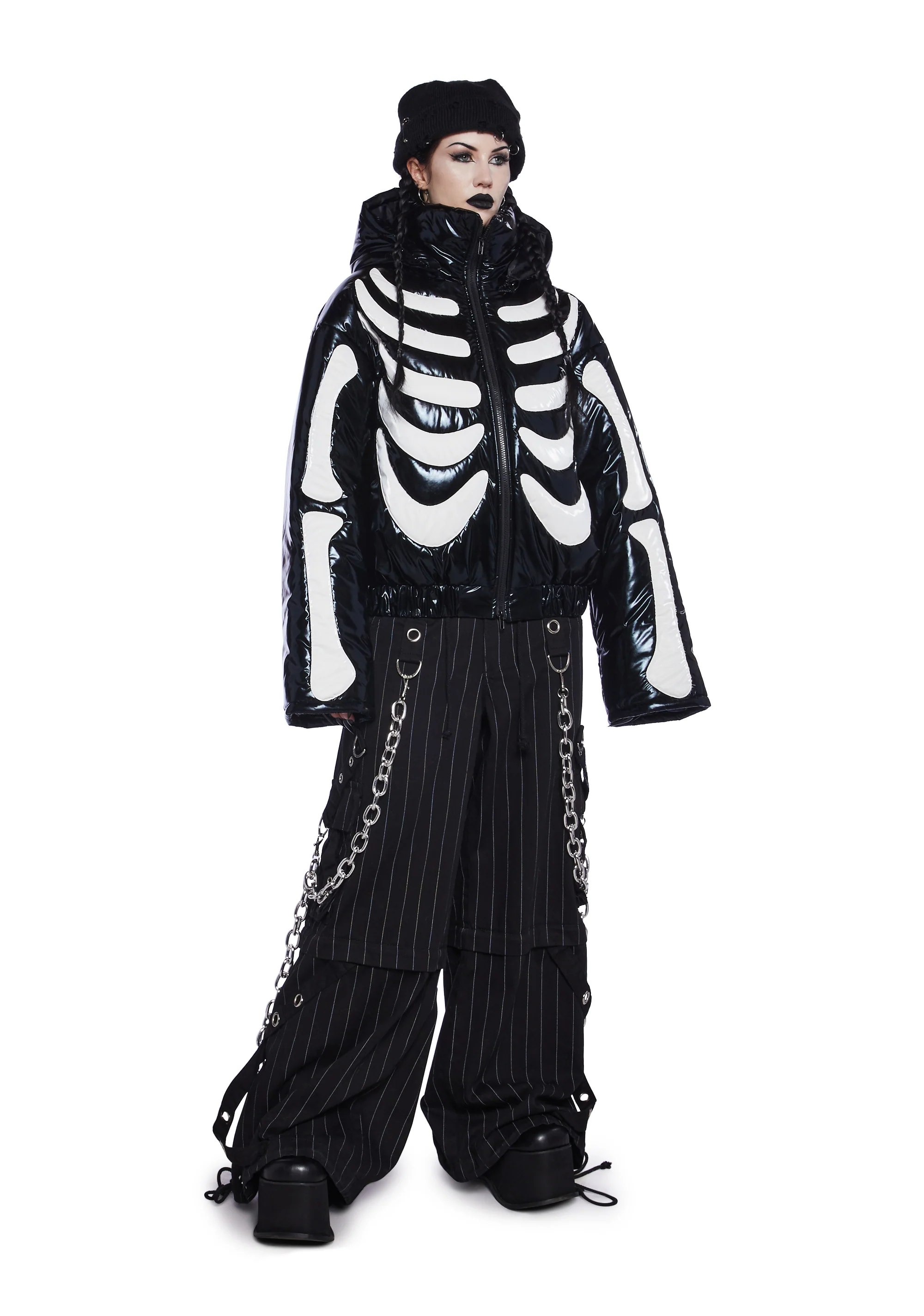 Bone Baddie Puffer Jacket - Image 2