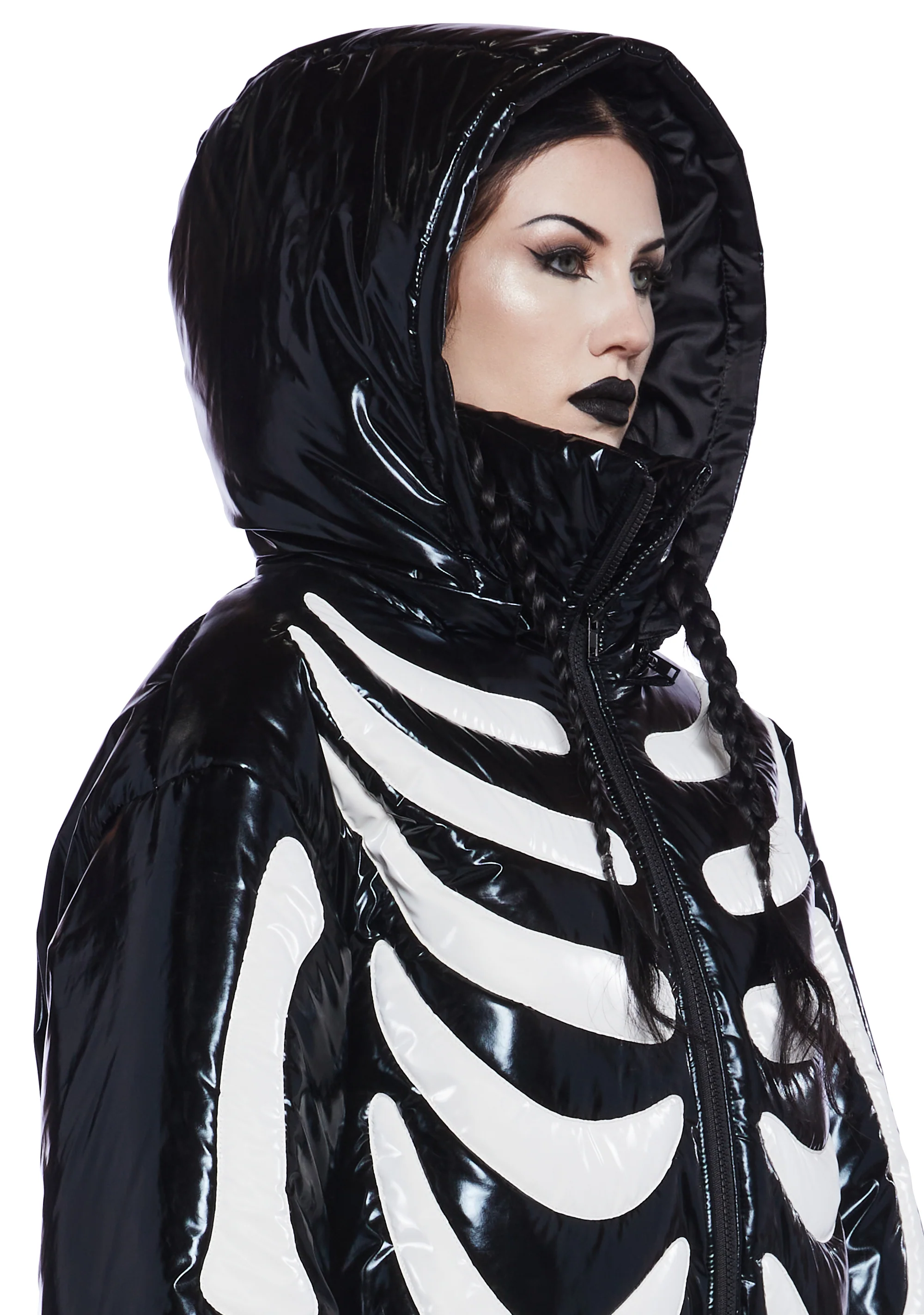 Bone Baddie Puffer Jacket - Image 5