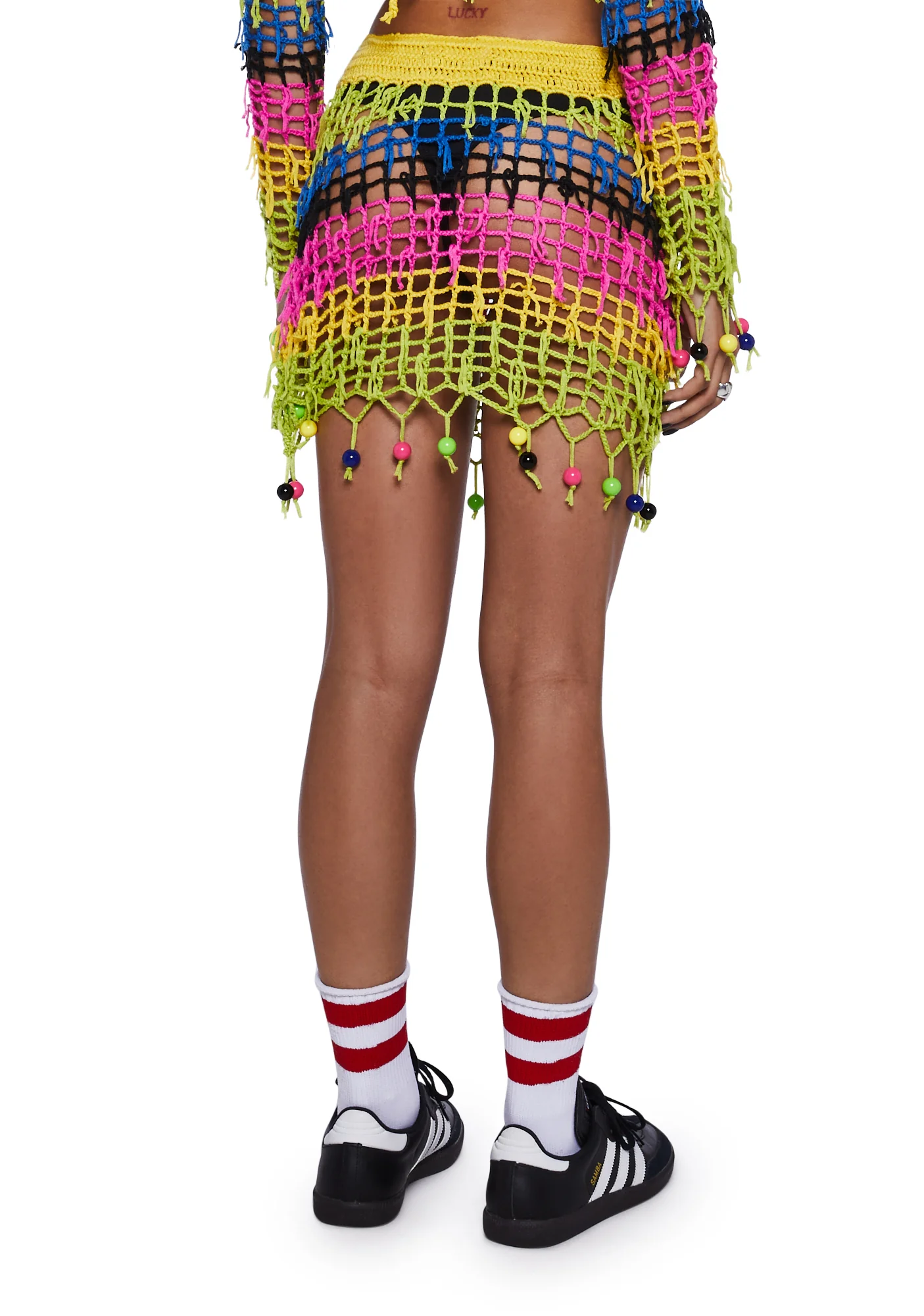 Bonet Crochet Beaded Skirt - Image 4