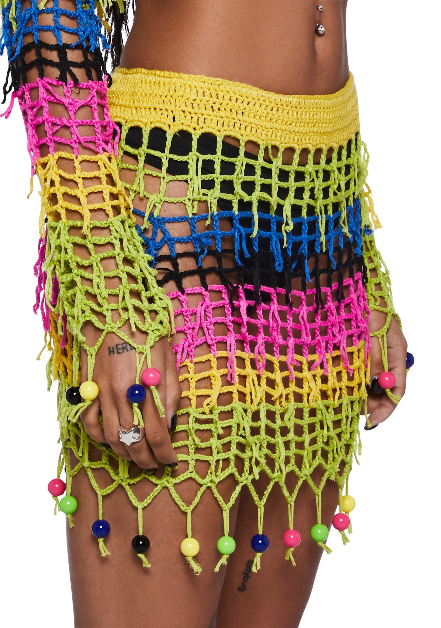 Bonet Crochet Beaded Skirt - Image 5