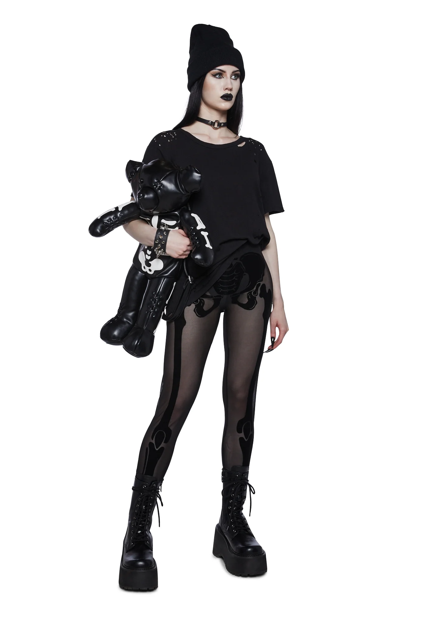 Bony Bandit Mesh Leggings - Image 2