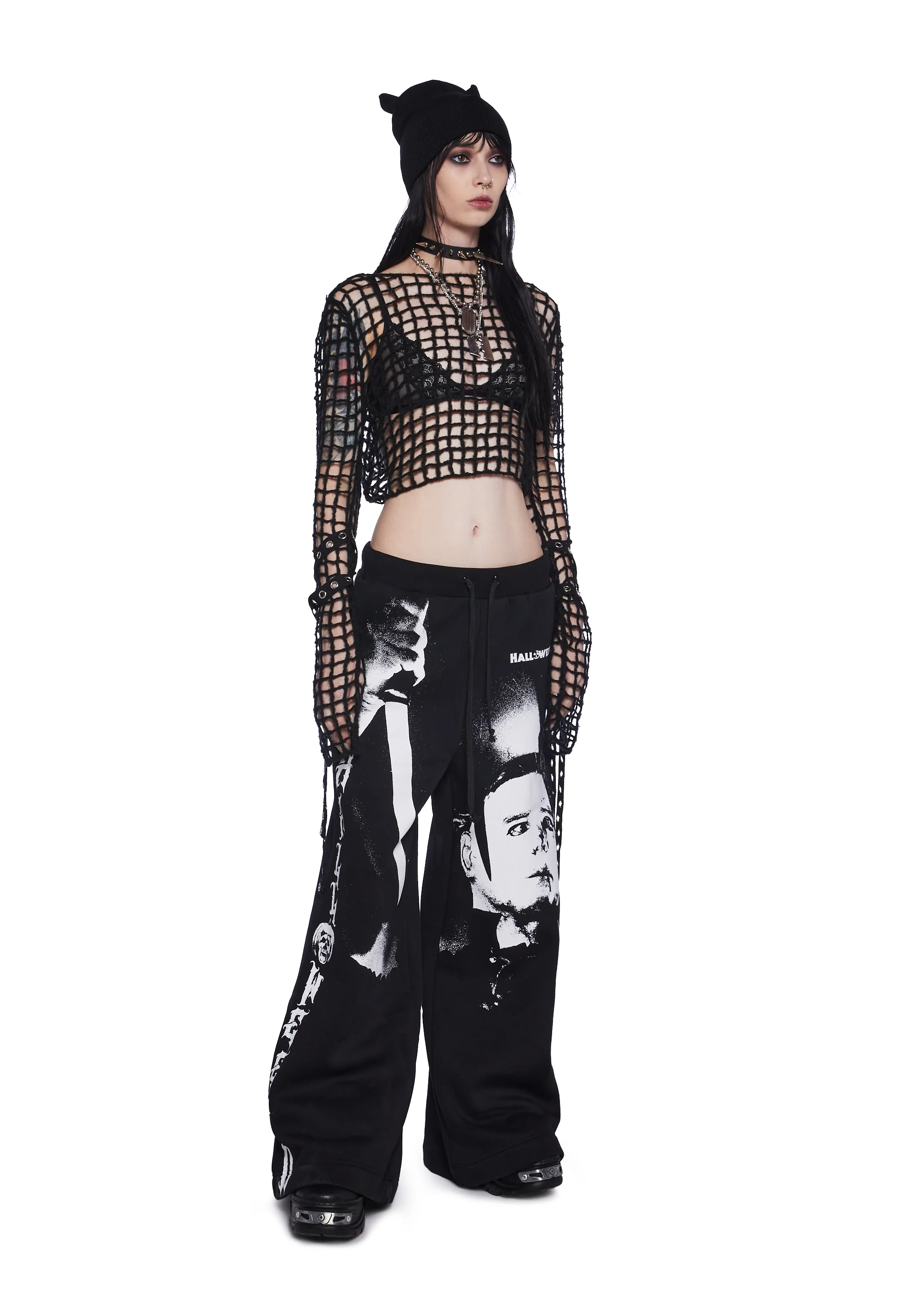 Boogeyman Is Back Wide Leg Sweatpants - Image 2
