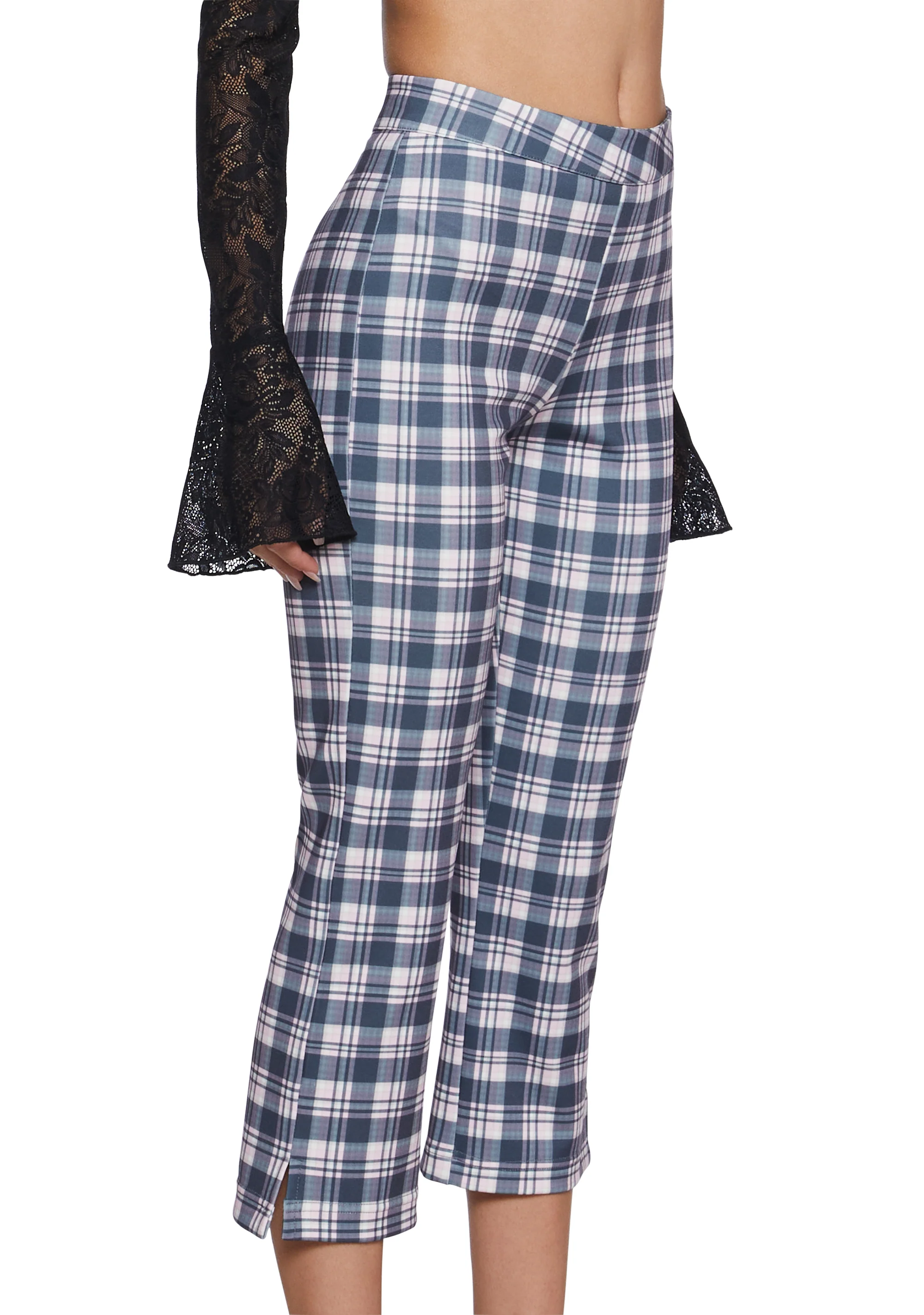 Book Club Babe Plaid Capri Pants - Image 5