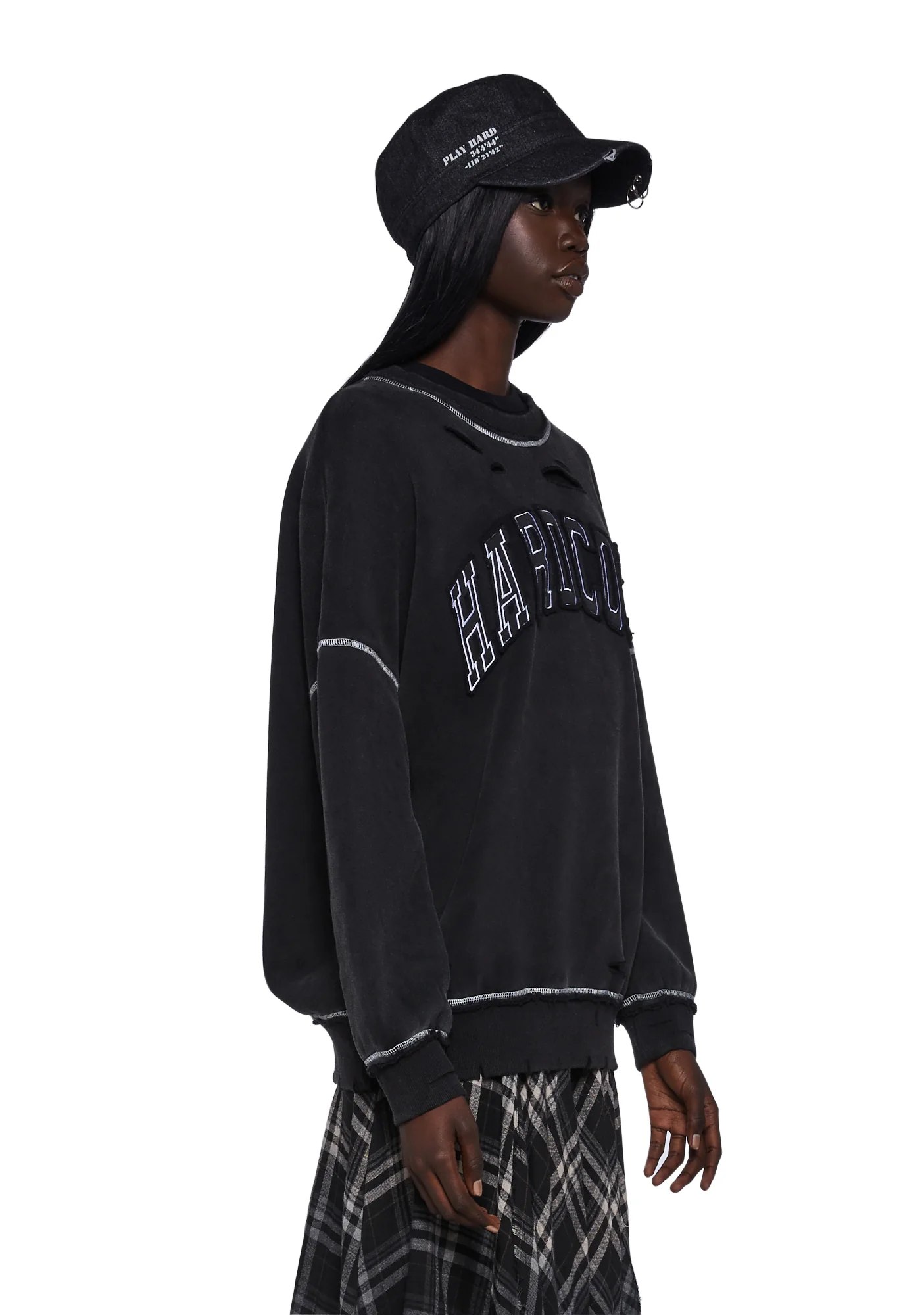Booked A Break Oversized Sweatshirt - Image 3