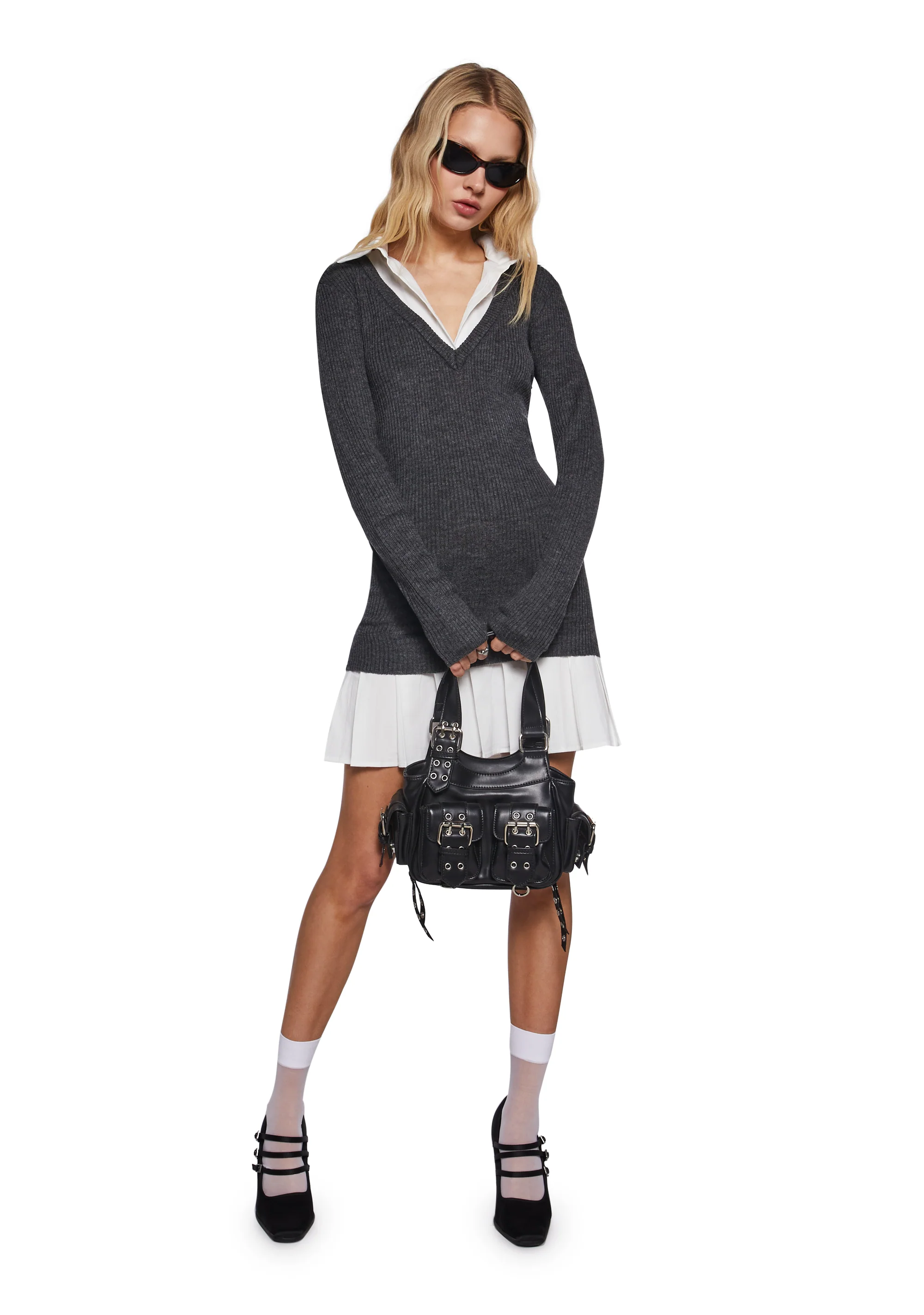 Bookish Baddie Mini Dress - Image 2