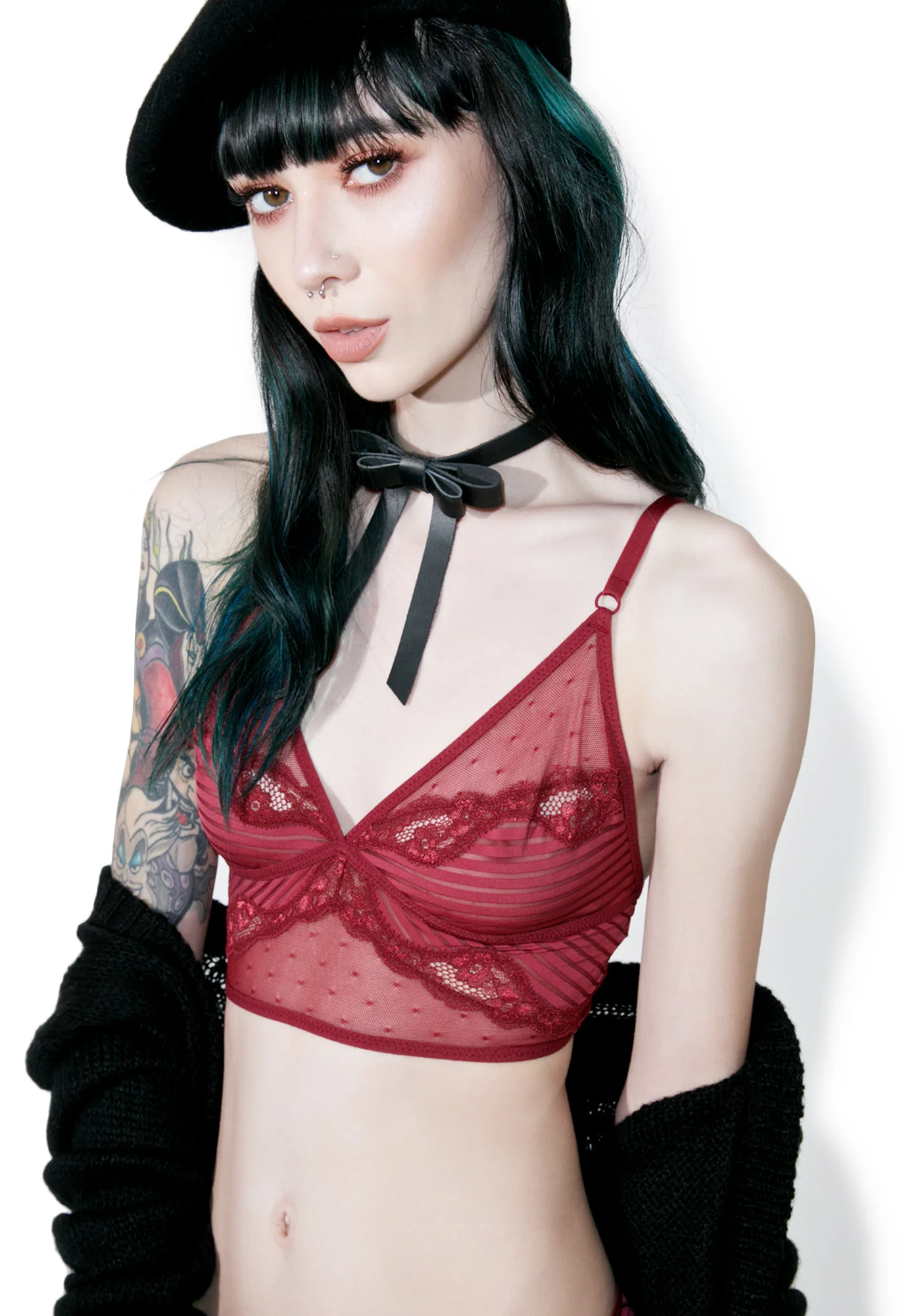 Bordeaux Desires Bralette - Image 2