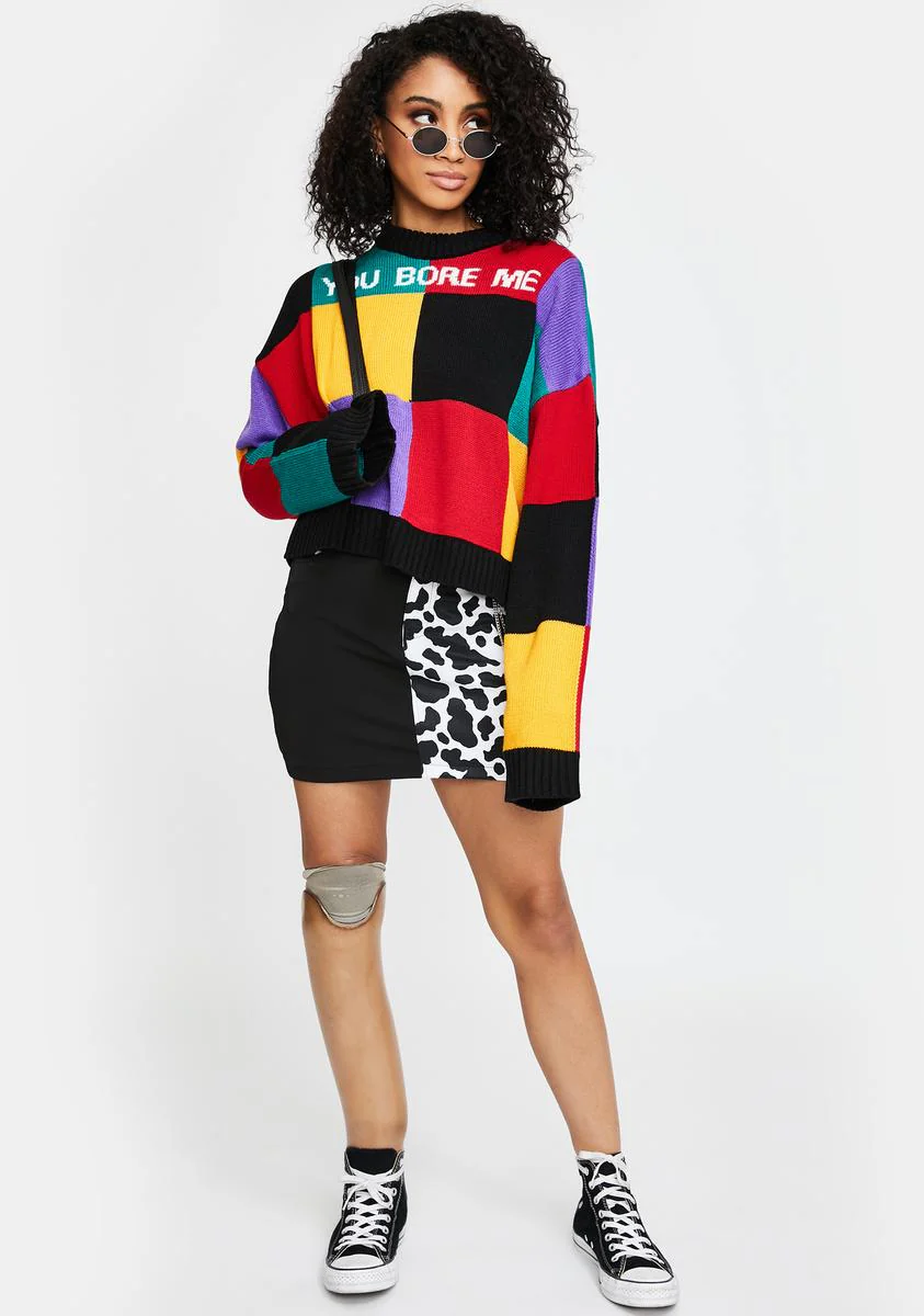 Bore Colorblock Knit Sweater - Image 3
