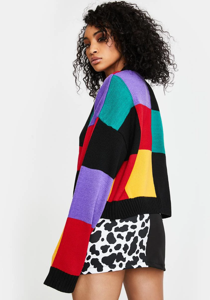Bore Colorblock Knit Sweater - Image 4
