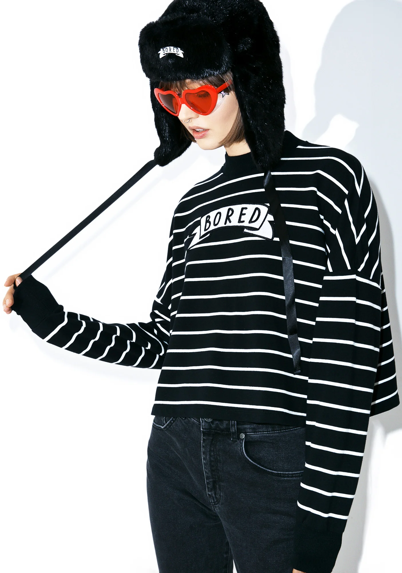 Bored Stripey Sweatshirt - Image 4