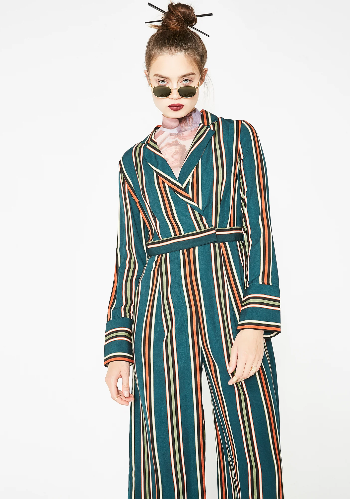 Born Ready Stripe Jumpsuit - Image 2