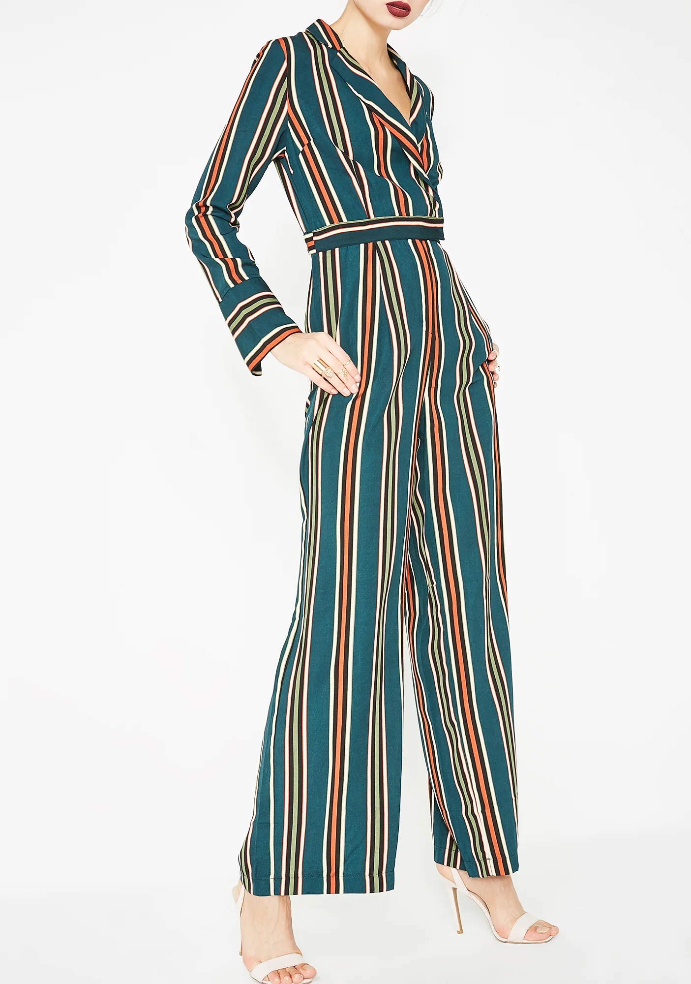 Born Ready Stripe Jumpsuit - Image 3