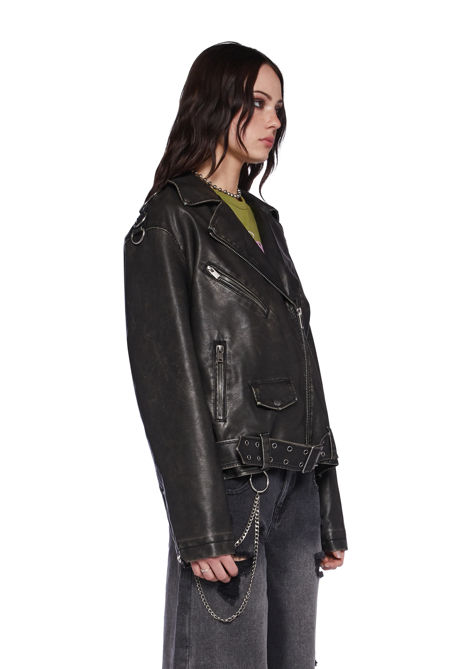 Born To Ride Moto Jacket - Image 5