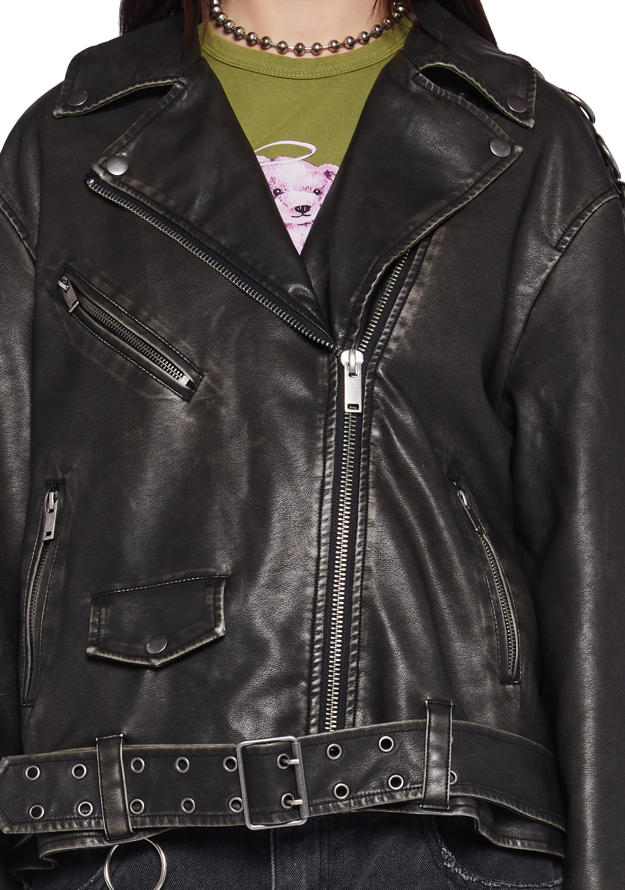 Born To Ride Moto Jacket - Image 8