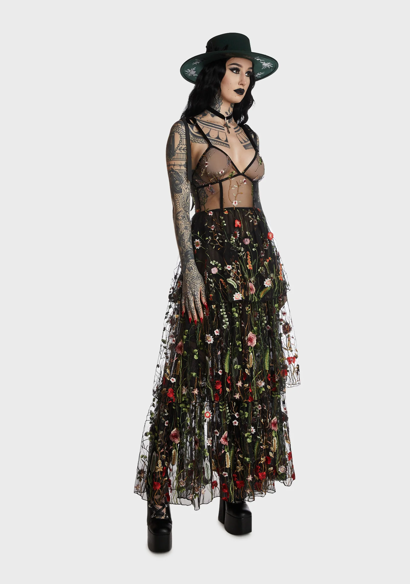 Botanical Muse Maxi Dress - Image 3