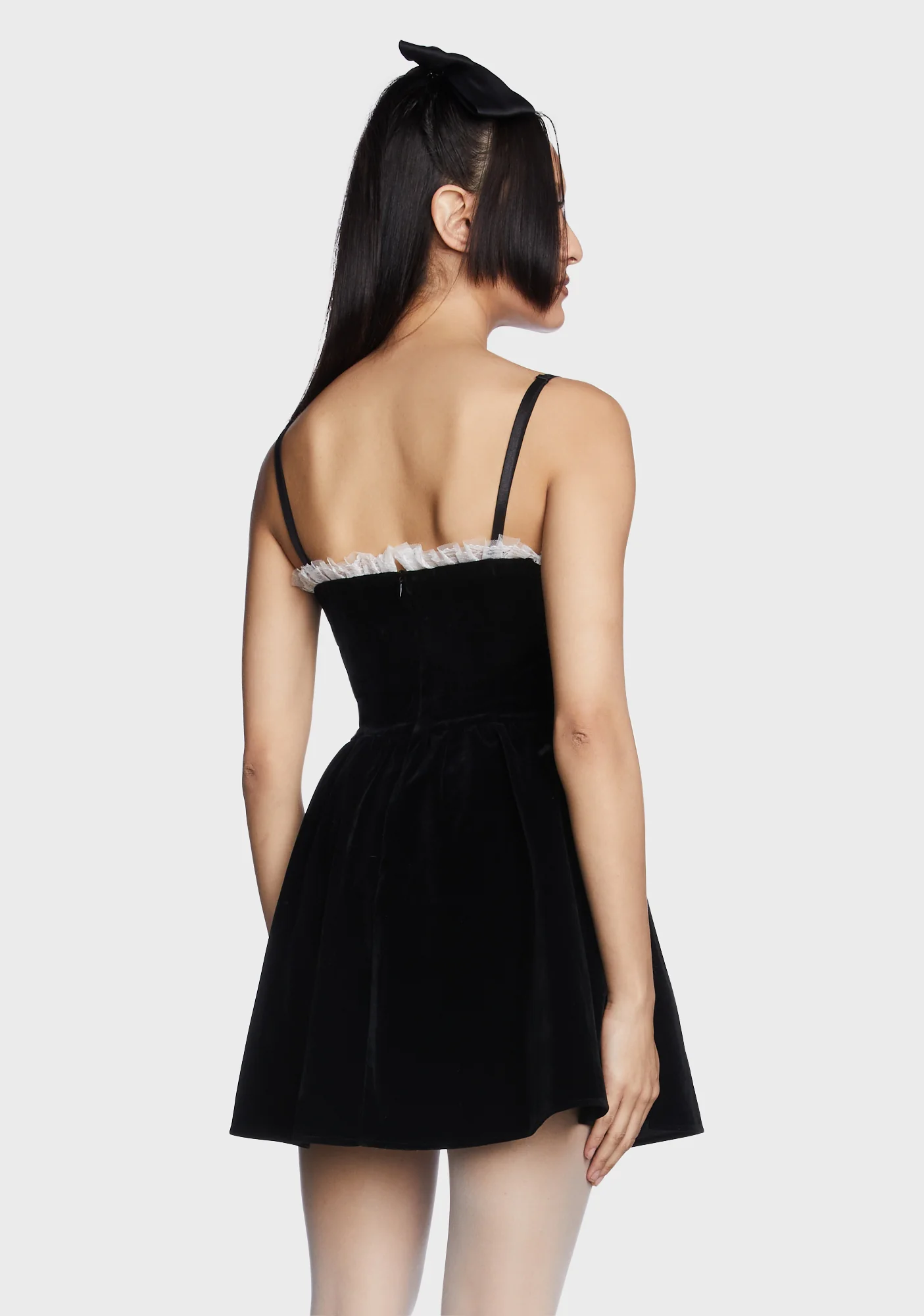 Bow Strapless Dress - Image 5