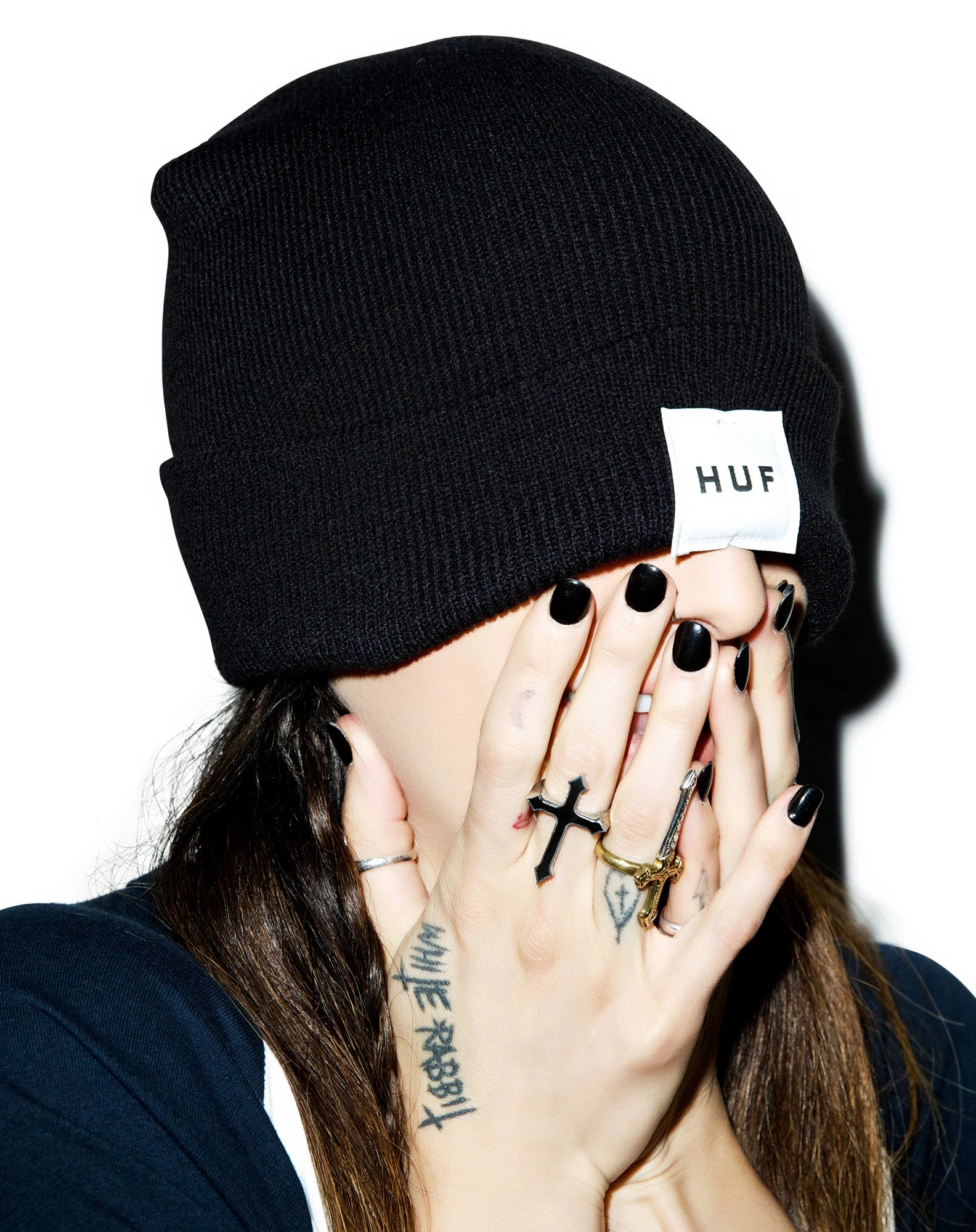 Box Logo Beanie - Gray - Image 2