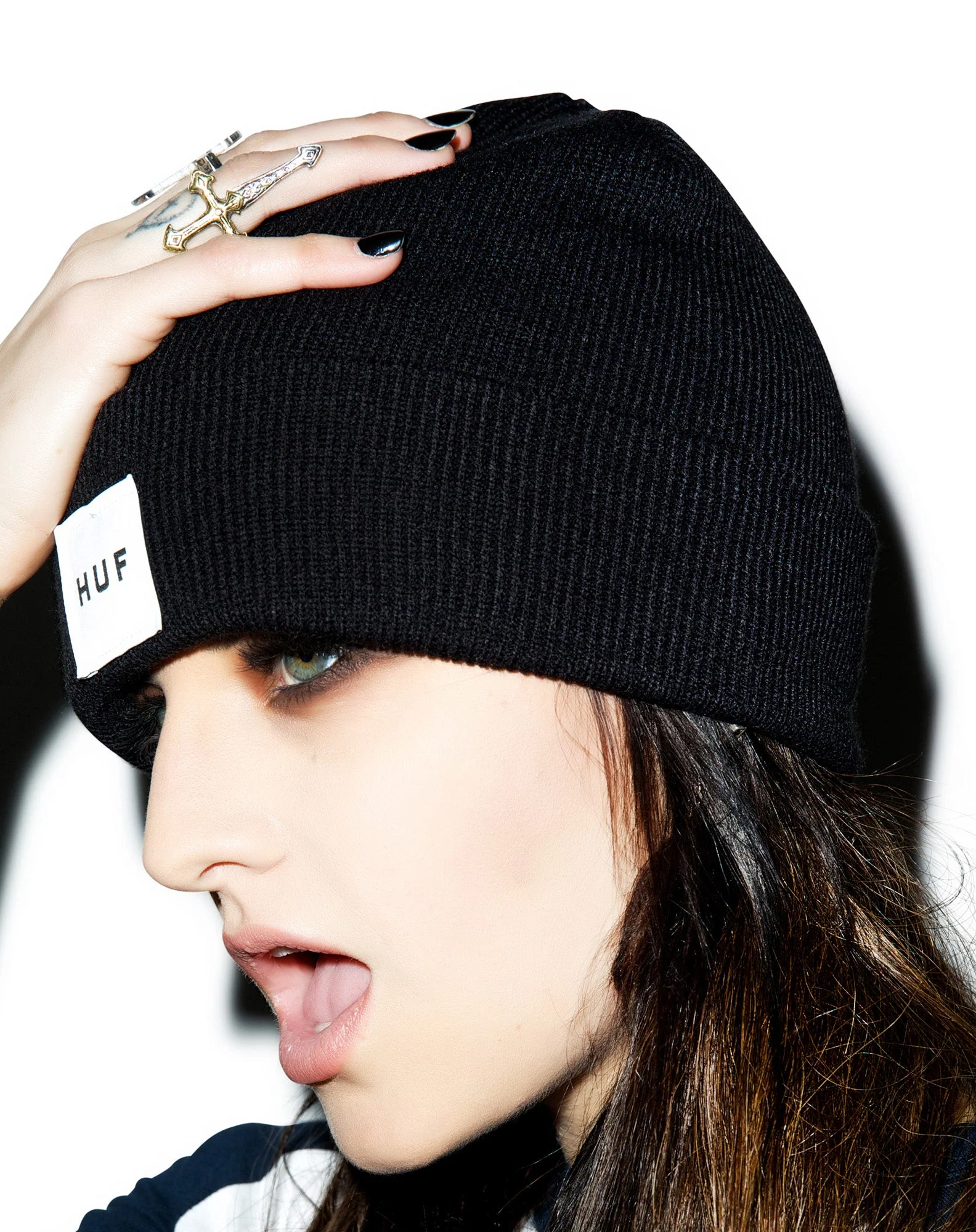 Box Logo Beanie - Gray - Image 9